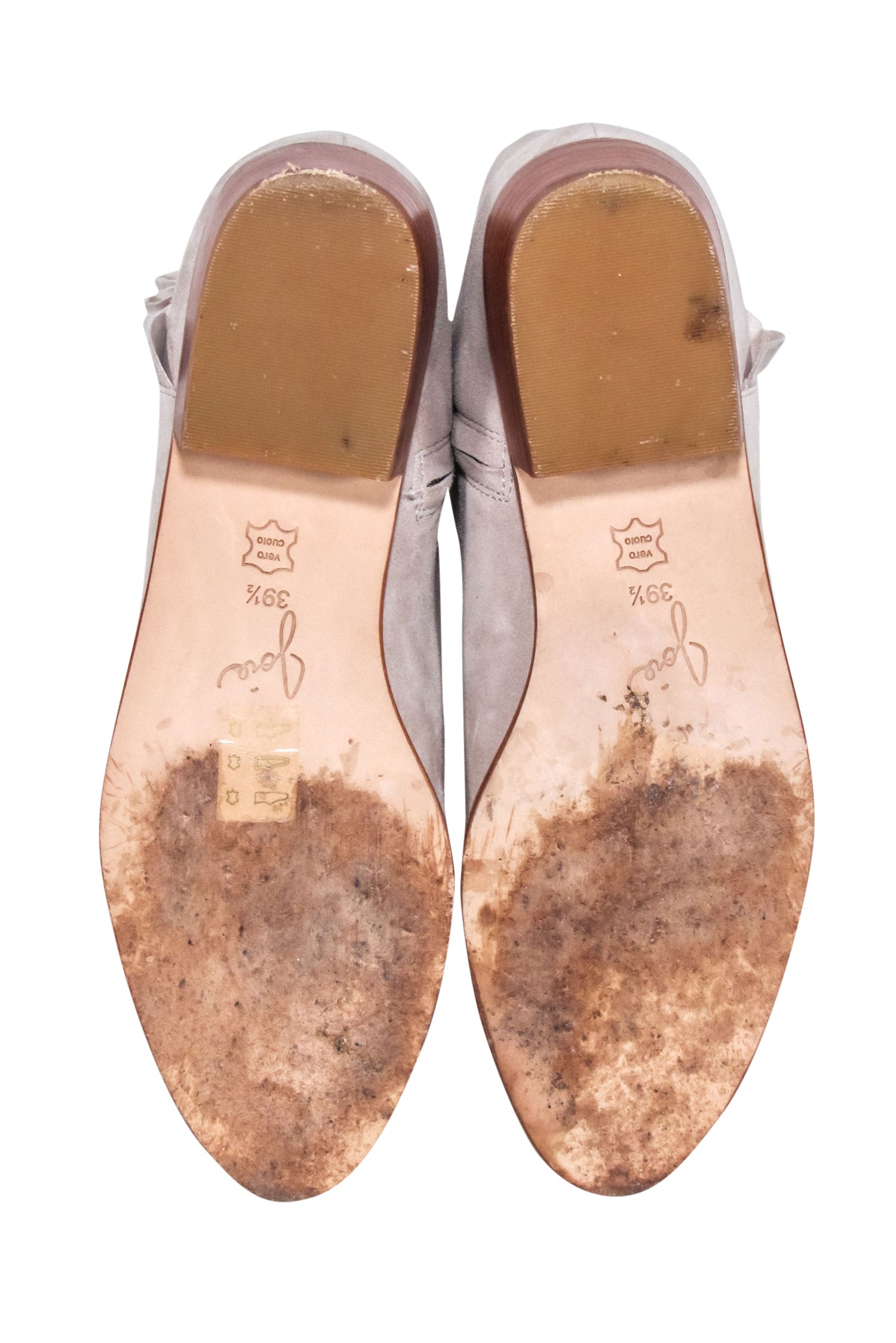 Joie Beige Ruffle Trim Short Booties - Size 9.5: Irresistible Fashion!