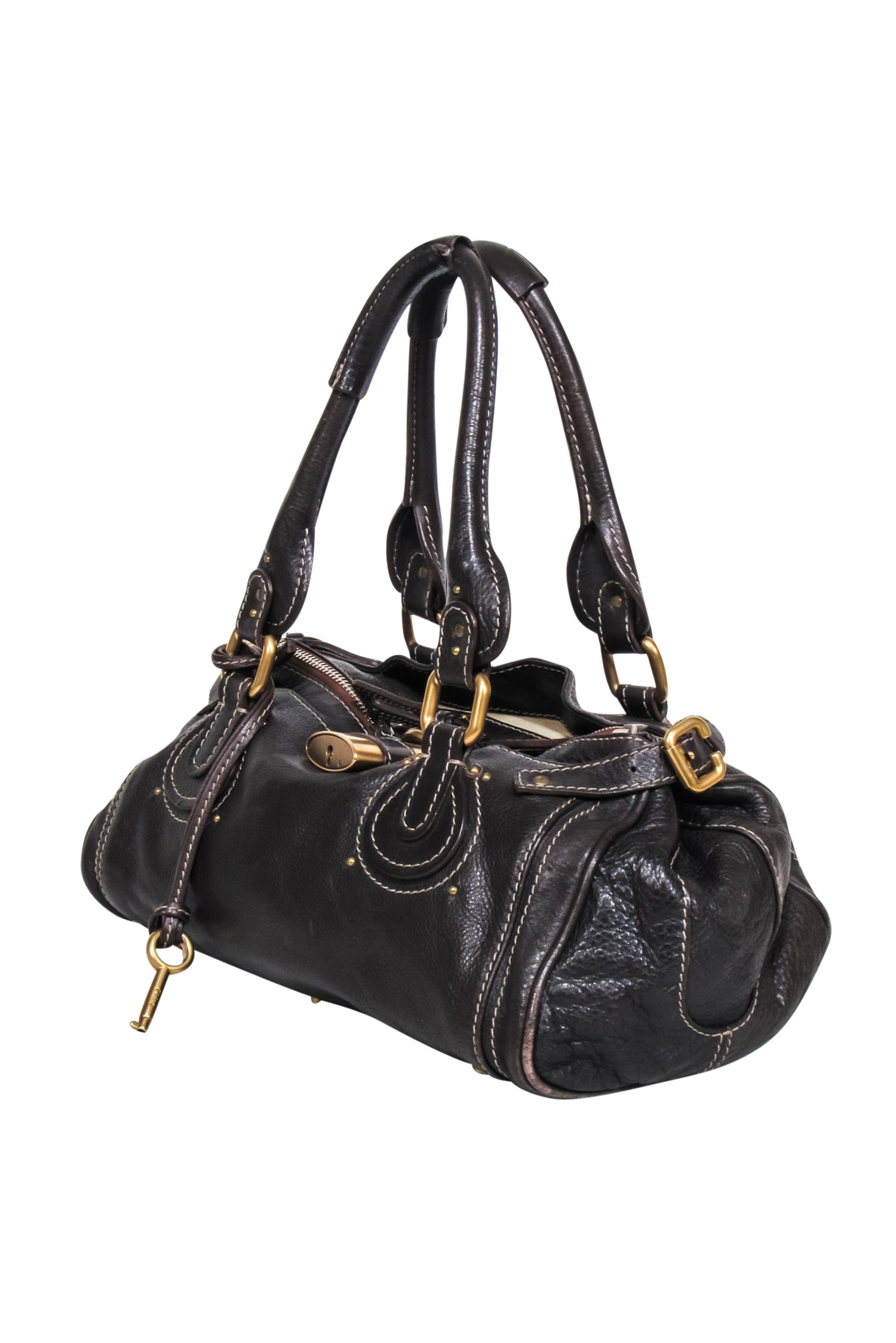 Chloe - Stylish Brown Leather Medium Paddington Bag for Y2K Lovers