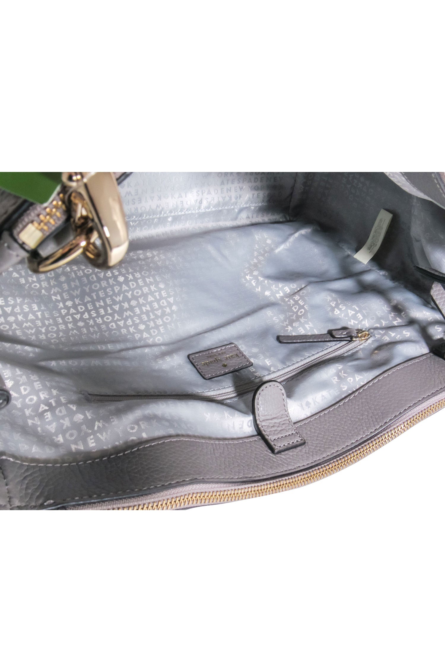Kate Spade Grey Pebbled Leather Large Tote - The Ultimate Corporate Companion