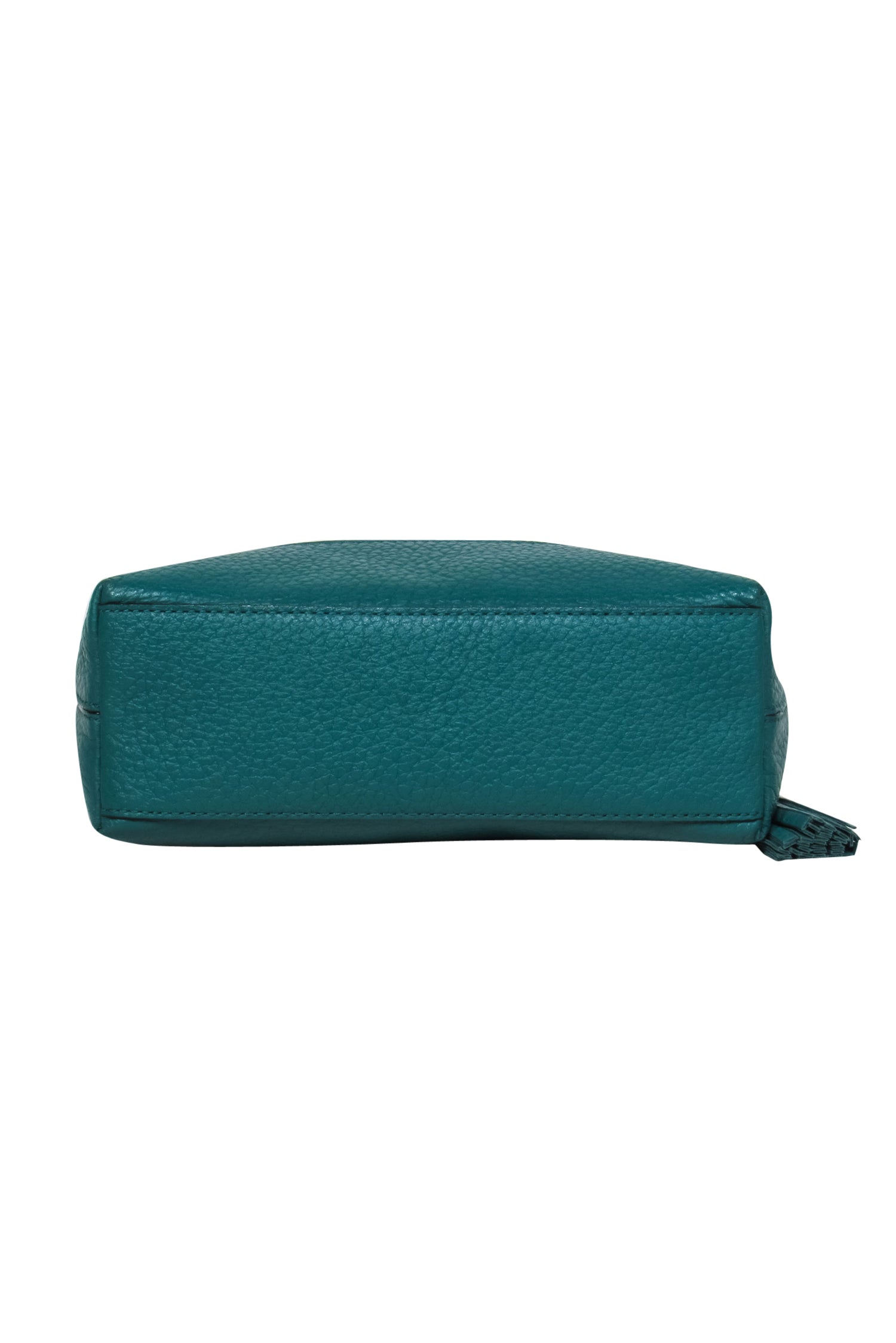 Kate Spade Emerald Green Pebbled Leather Tassel Convertible Handbag - A Glamorous Essential