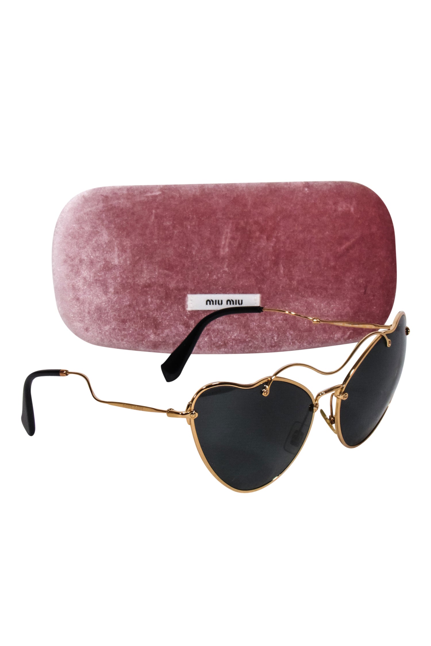 Miu Miu Gold Cat Eye Aviator Sunglasses: Glam Up Your Look!