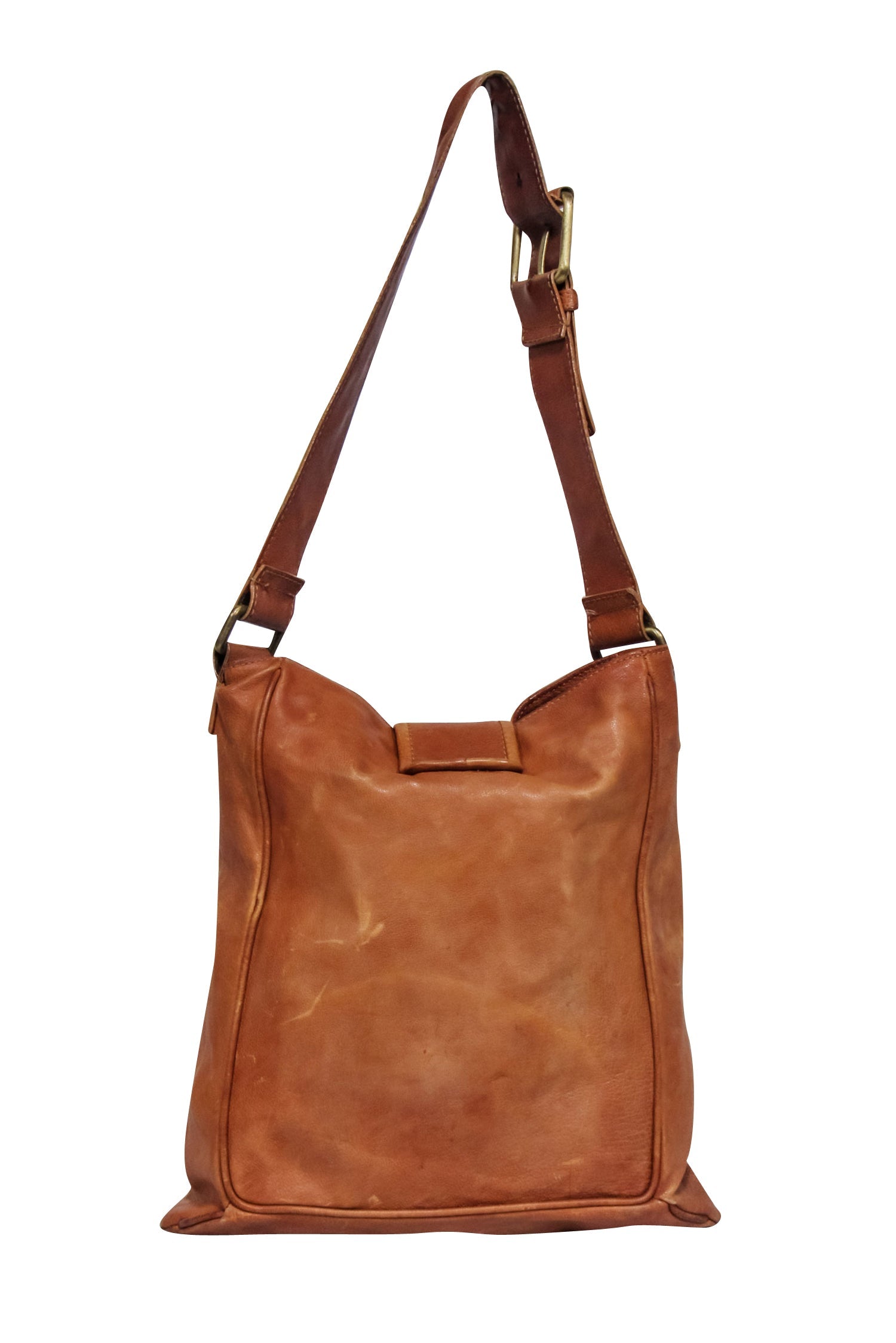 Chloe Tan Leather Rectangular Shoulder Bag - A Boho Chic Essential