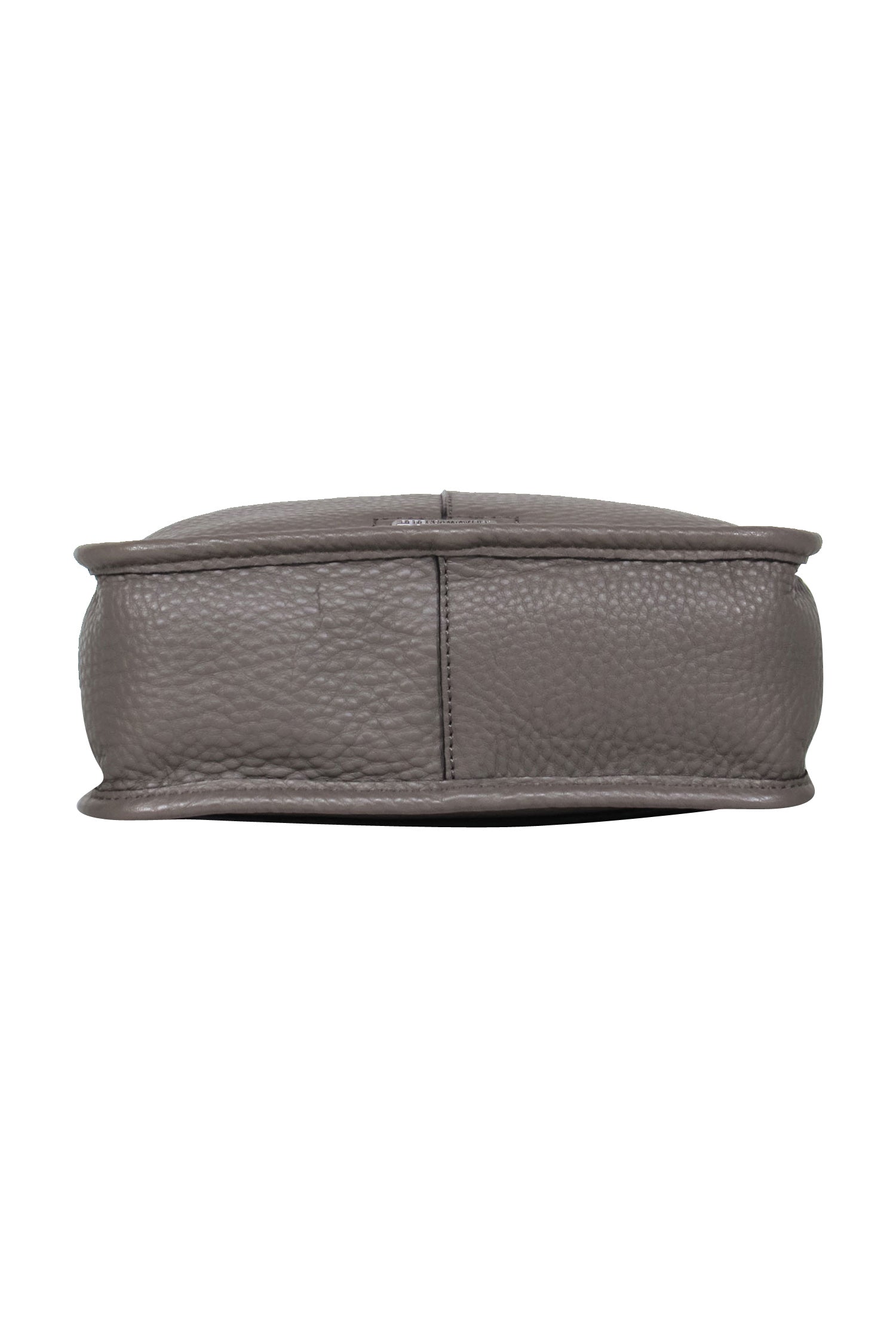 Rebecca Minkoff Taupe Grey Leather Studded Crossbody Bag - Make a Bold Statement!