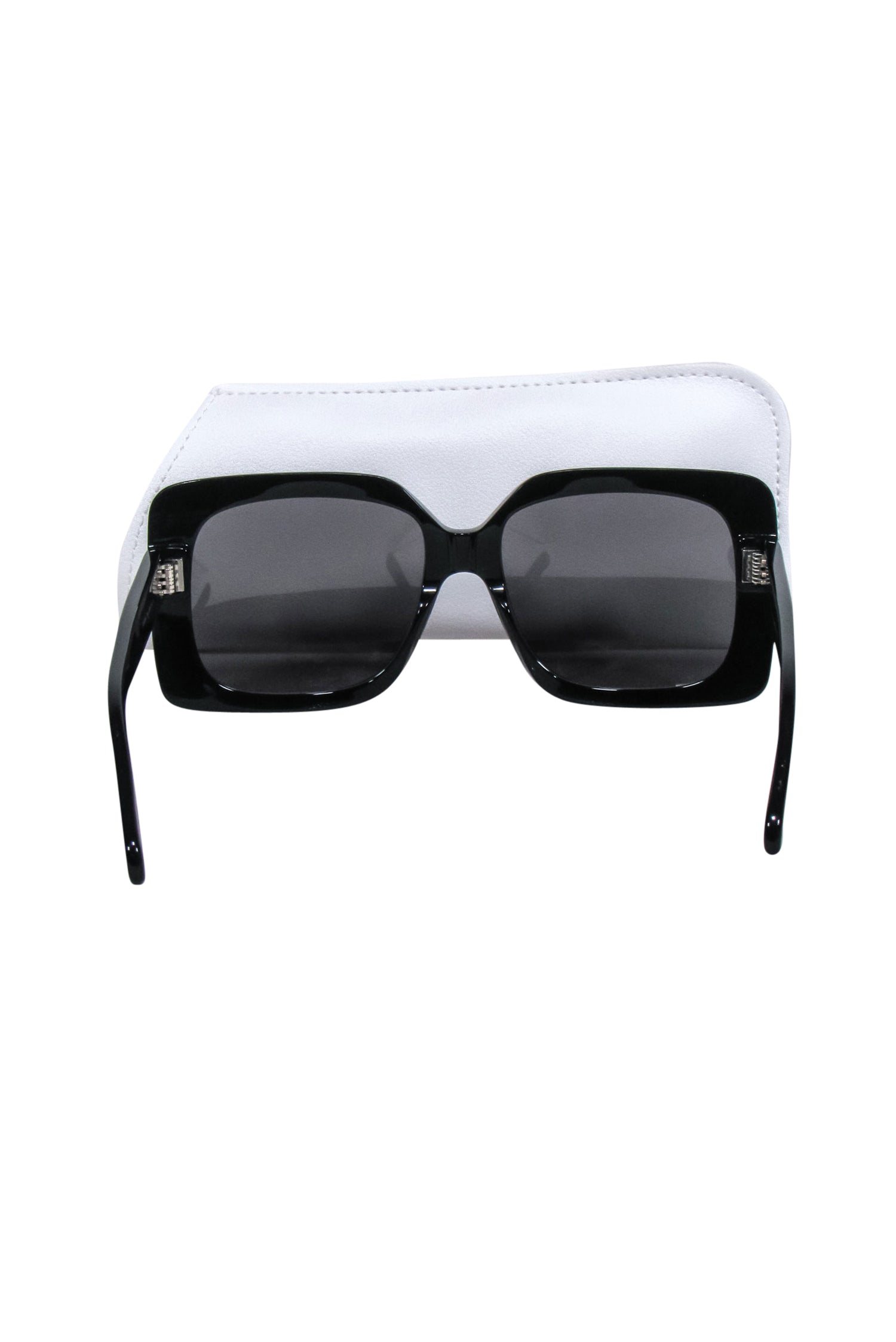 Celine Glamorous Black Large Square Sunglasses