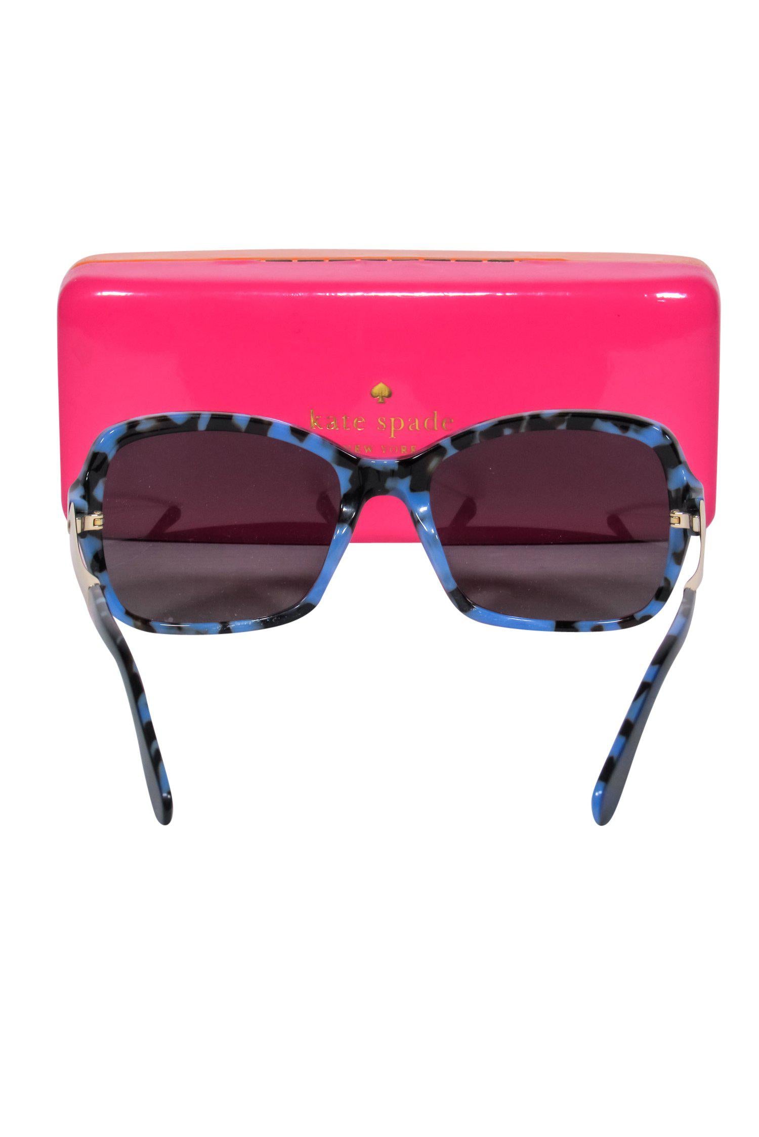 Kate Spade Blue Tortoise Shell Wayfarer Sunglasses - Make a Statement!