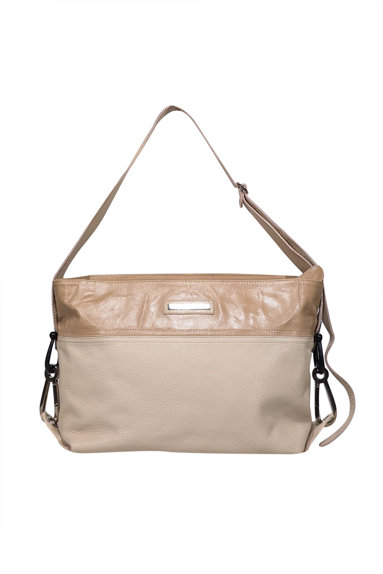 Gianfranco Ferre - Stunning Beige Leather Large Shoulder Bag