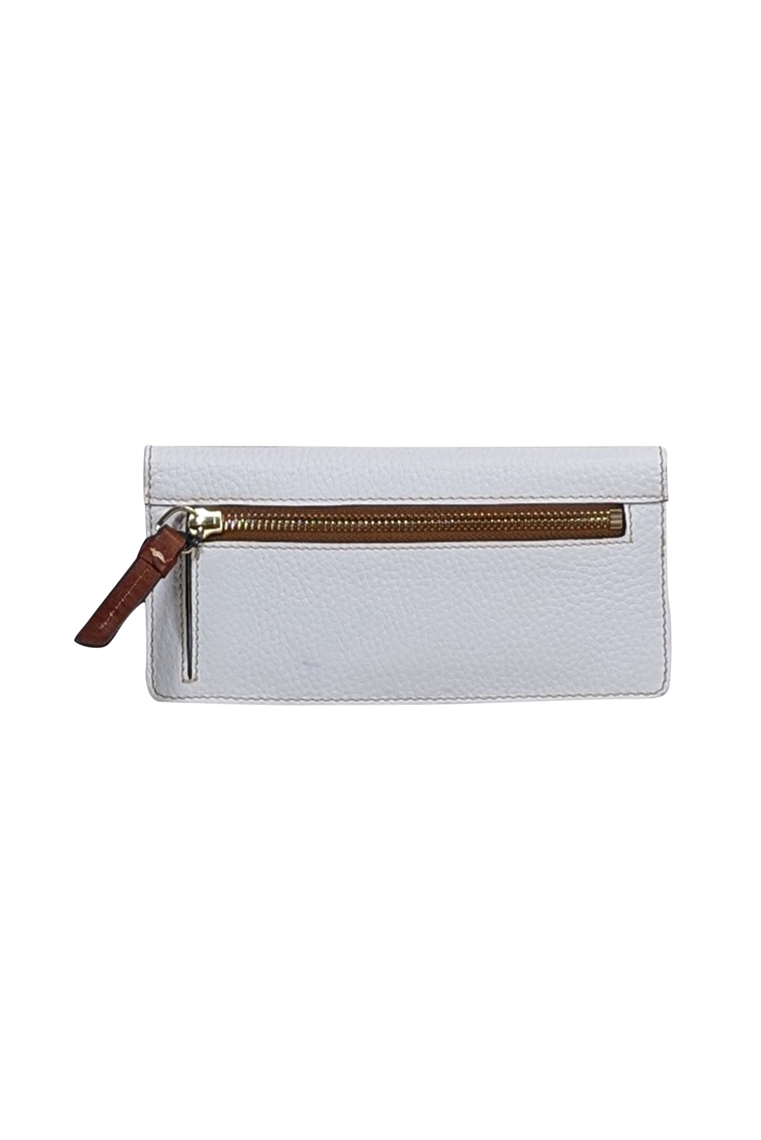 Dooney & Bourke - Stunning White Pebble Grain Slim Leather Wallet