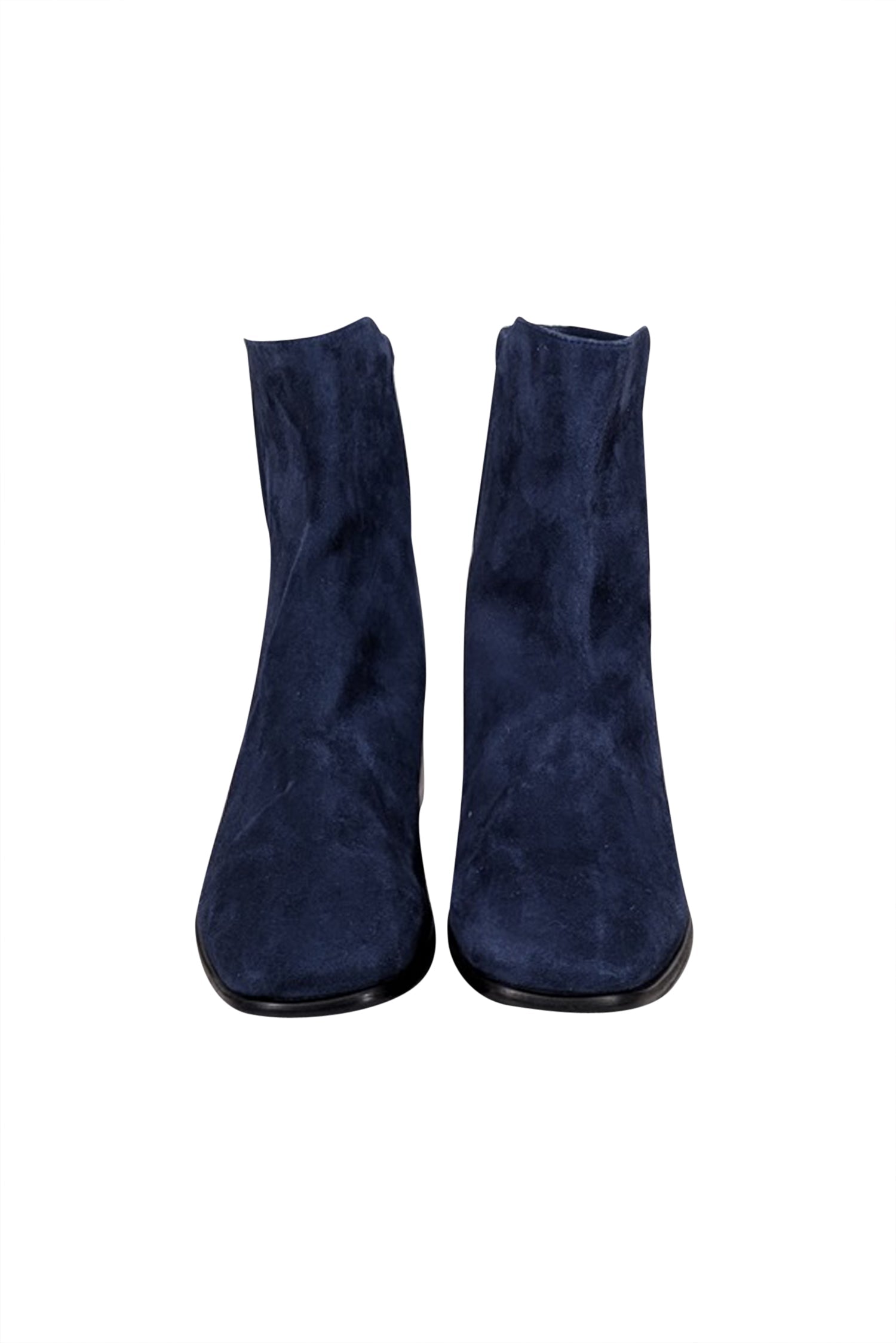 Stuart Weitzman Navy Suede Short Boots - Size 7.5 - Unleash Your Style!