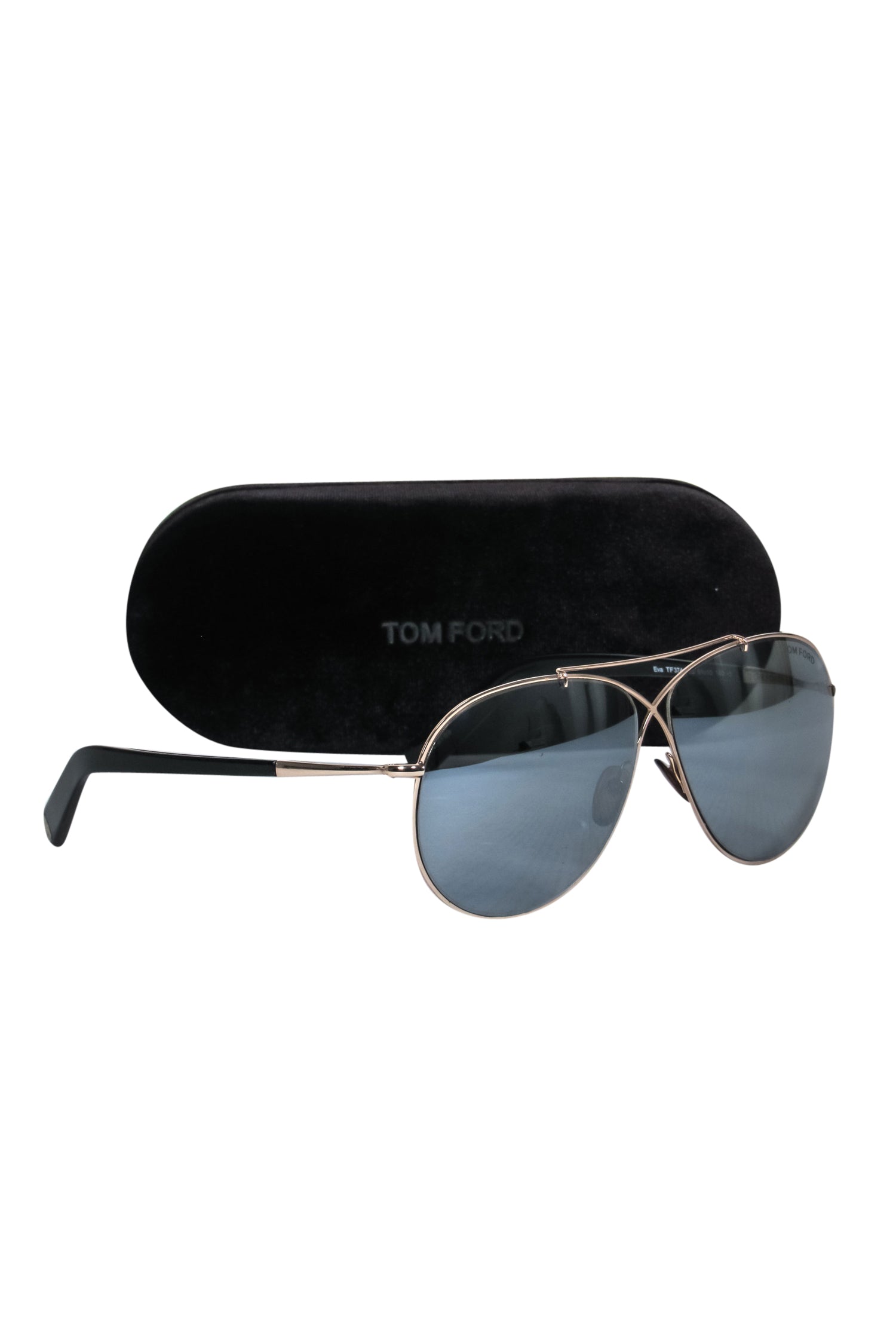 Tom Ford Gold Mirrored Aviator Sunglasses - A Glamorous Essential