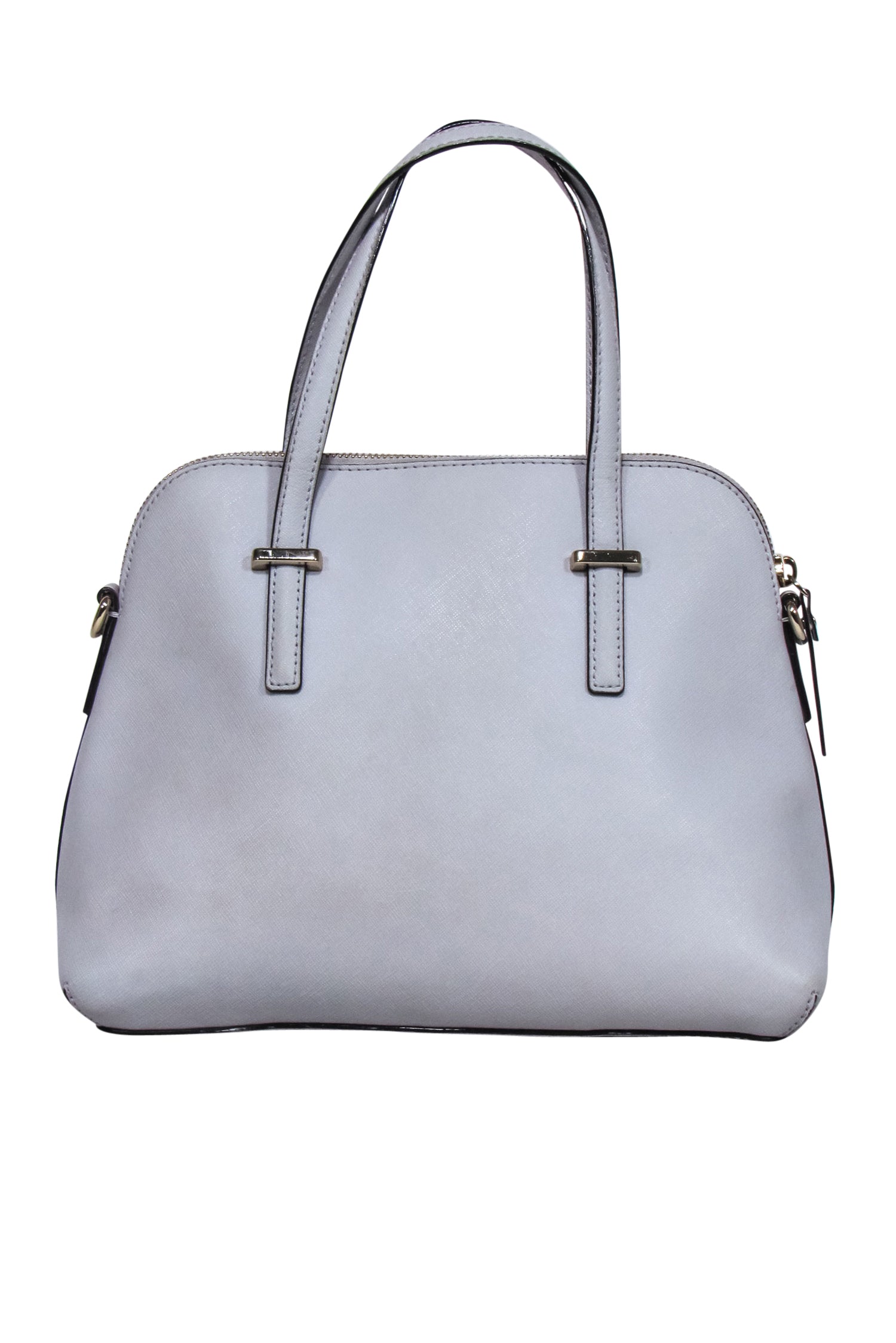 Kate Spade Grey Saffiano Leather Satchel - A Stylish Essential
