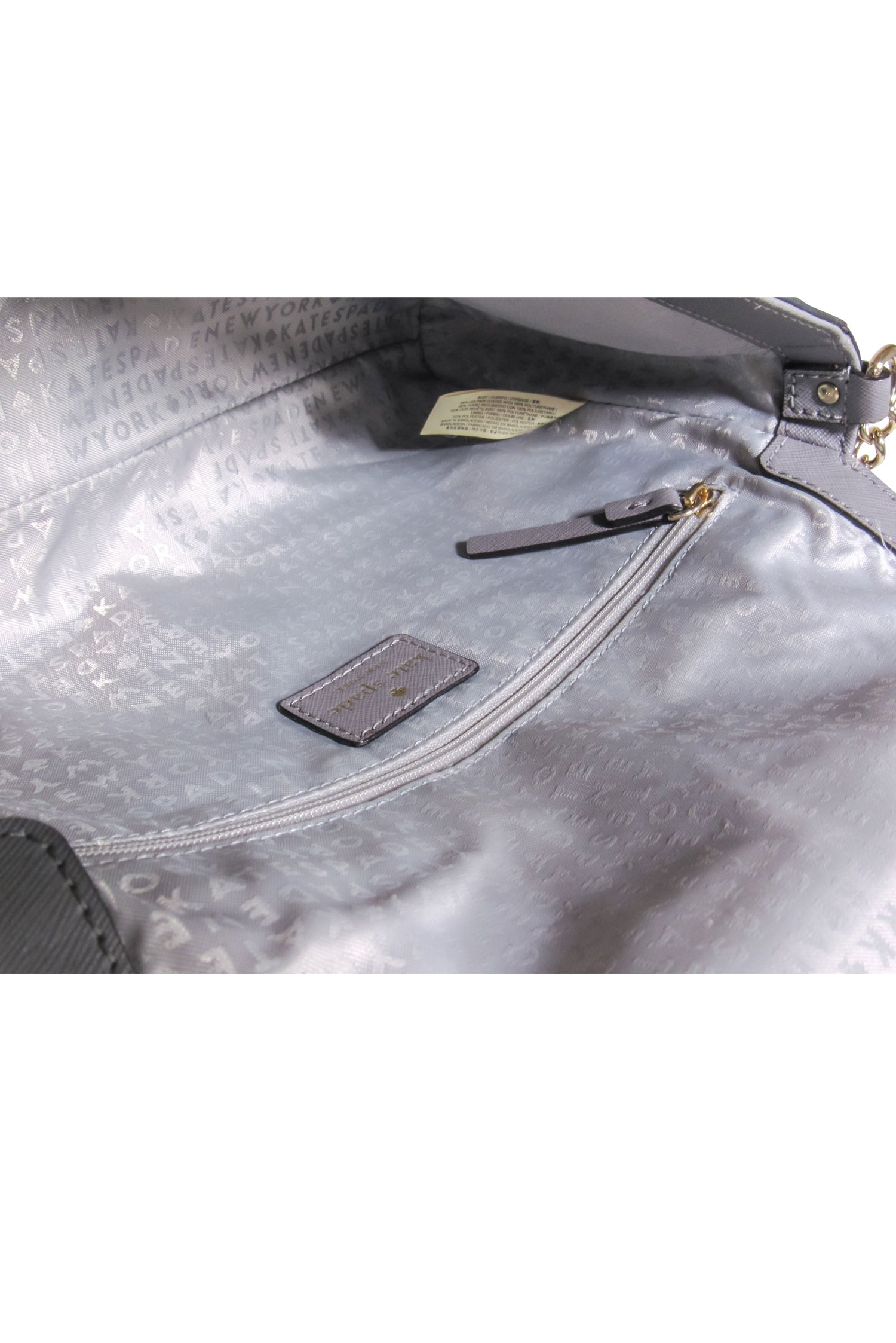 Kate Spade Grey Leather Fold-Over Crossbody Bag: A Timeless Classic