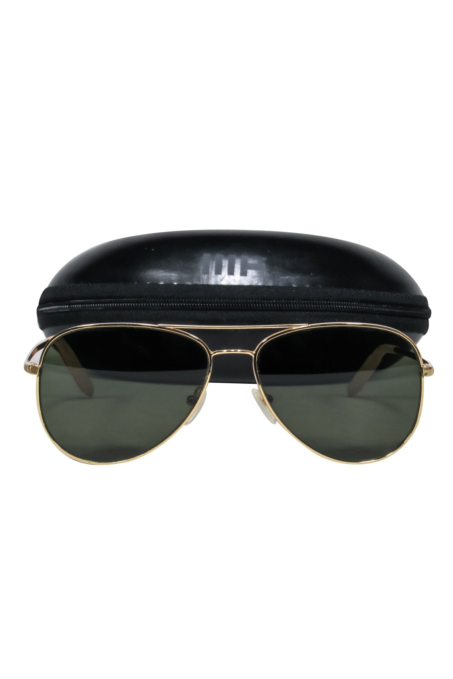 Mosley Tribes - Stunning Gold Frame Aviator Sunglasses with Black Lenses