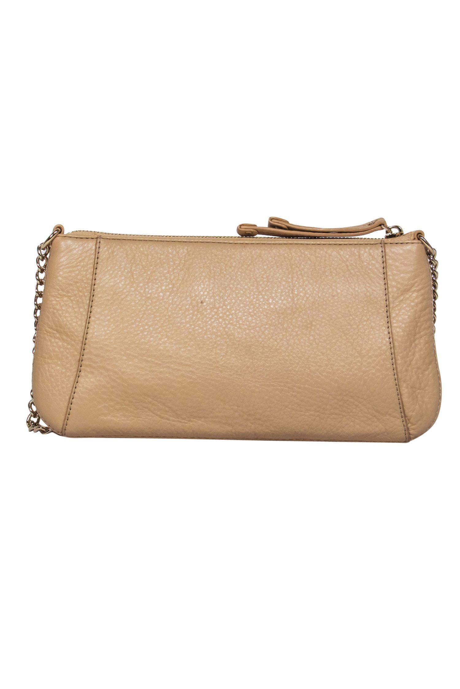 Kate Spade Tan Pebbled Leather Baguette Bag - A Timeless Urban Essential