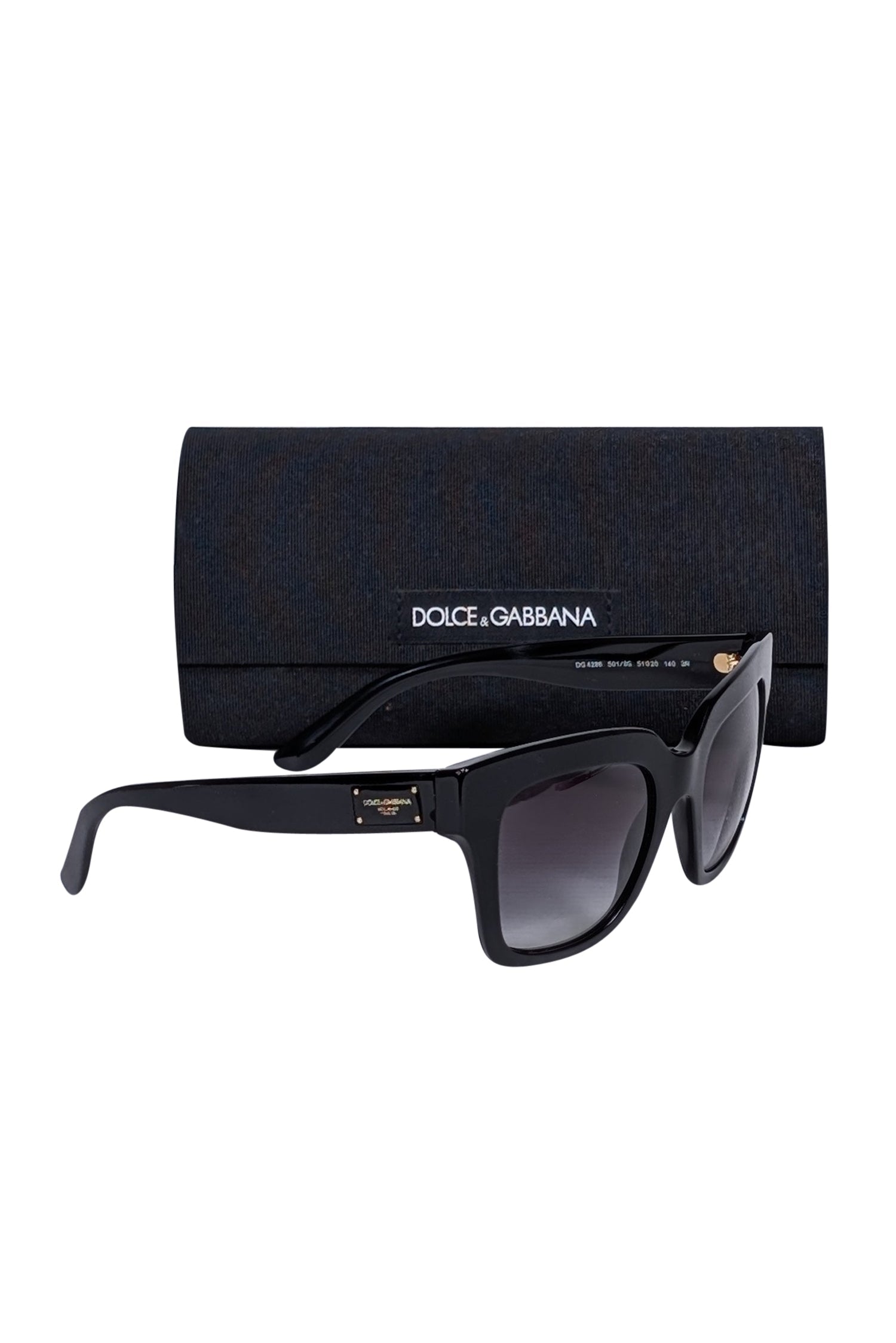 Dolce & Gabbana - Stunning Black Large Square Sunglasses