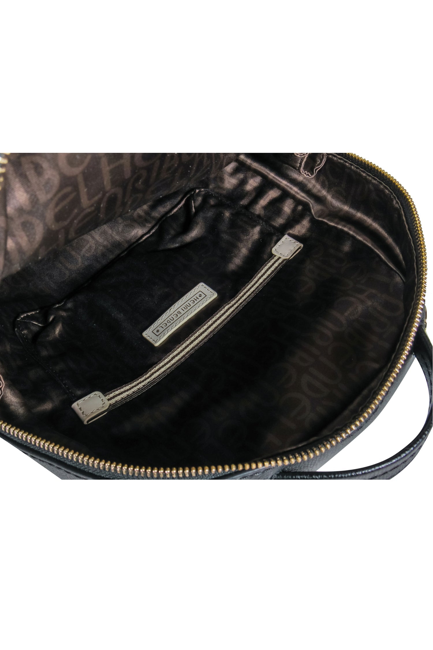 Henri Bendel Black Textured Leather Backpack - Elevate Your Style!