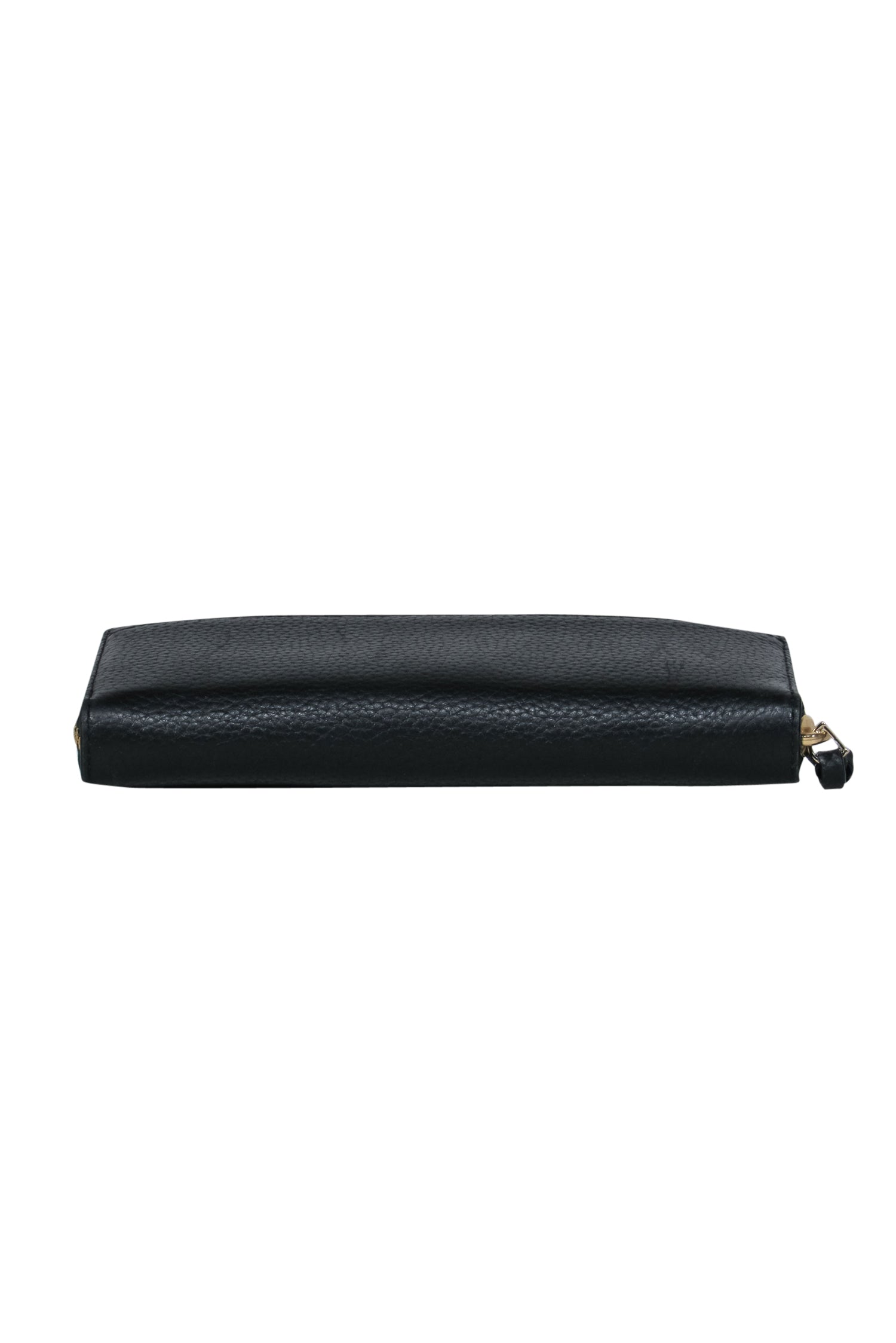 Kate Spade's Stunning Black Pebbled Leather Zip-Around Wallet