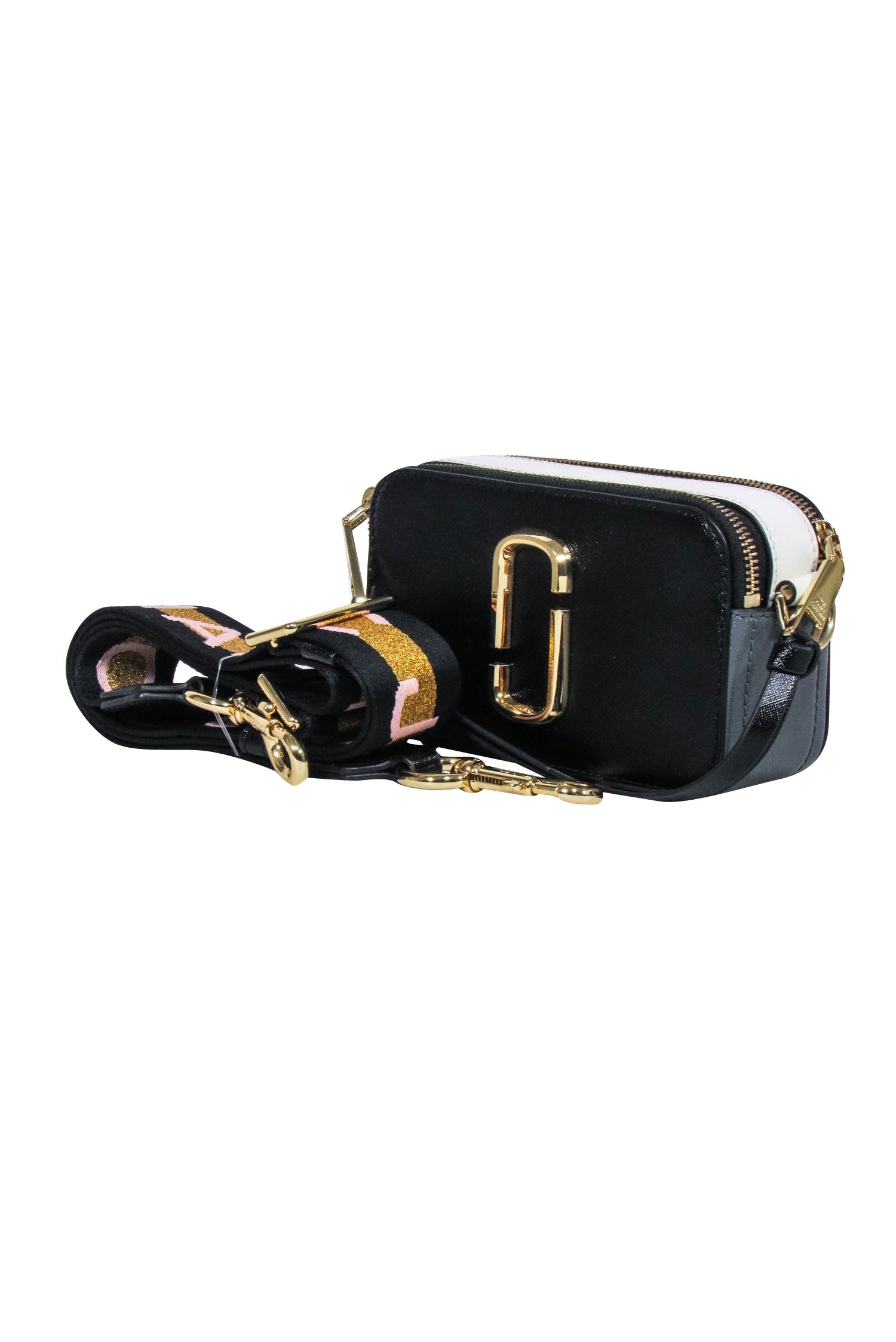 Marc Jacobs - Stunning Black & White 'Snapshot' Crossbody Bag