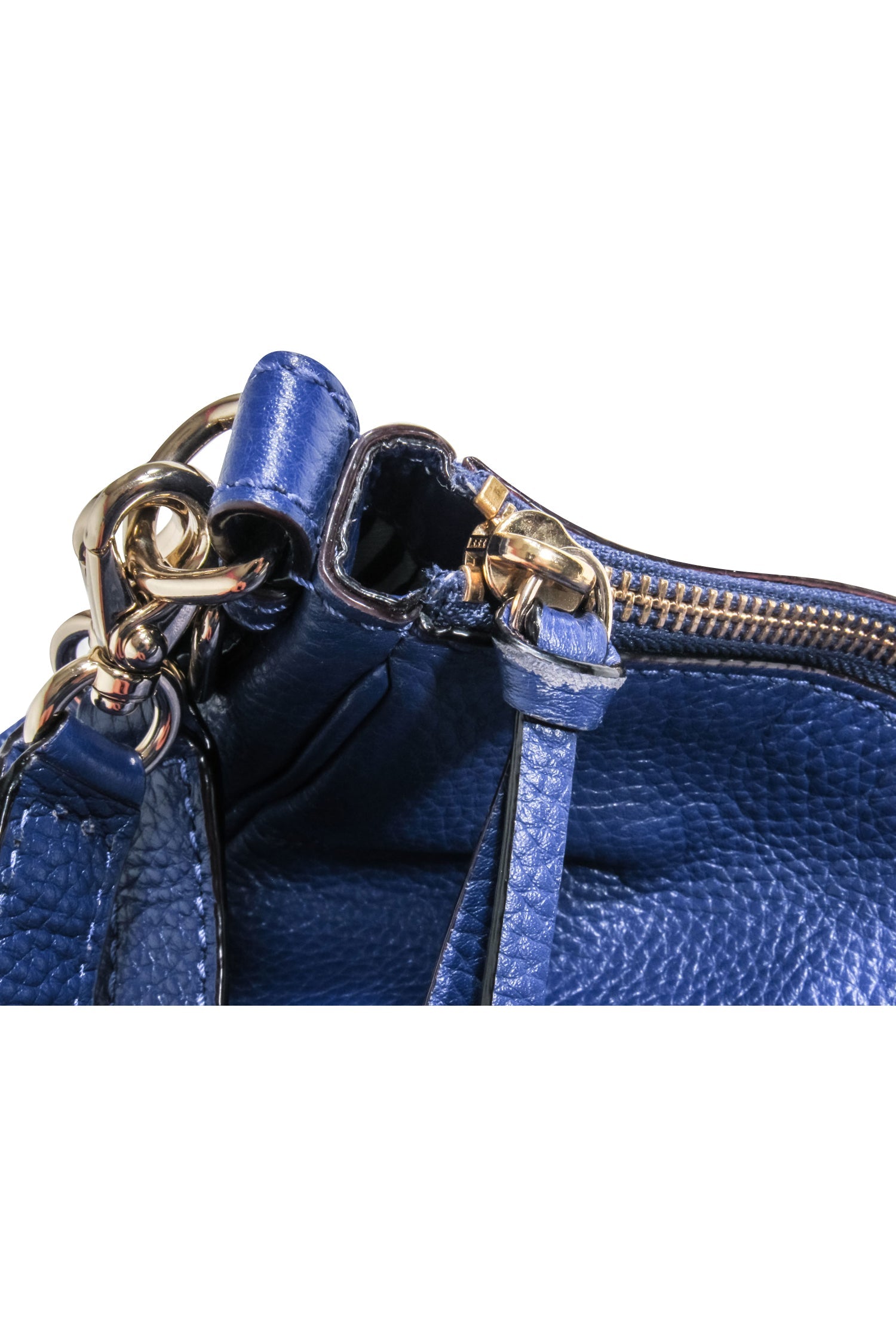 Kate Spade Gorgeous Dark Blue Leather Satchel