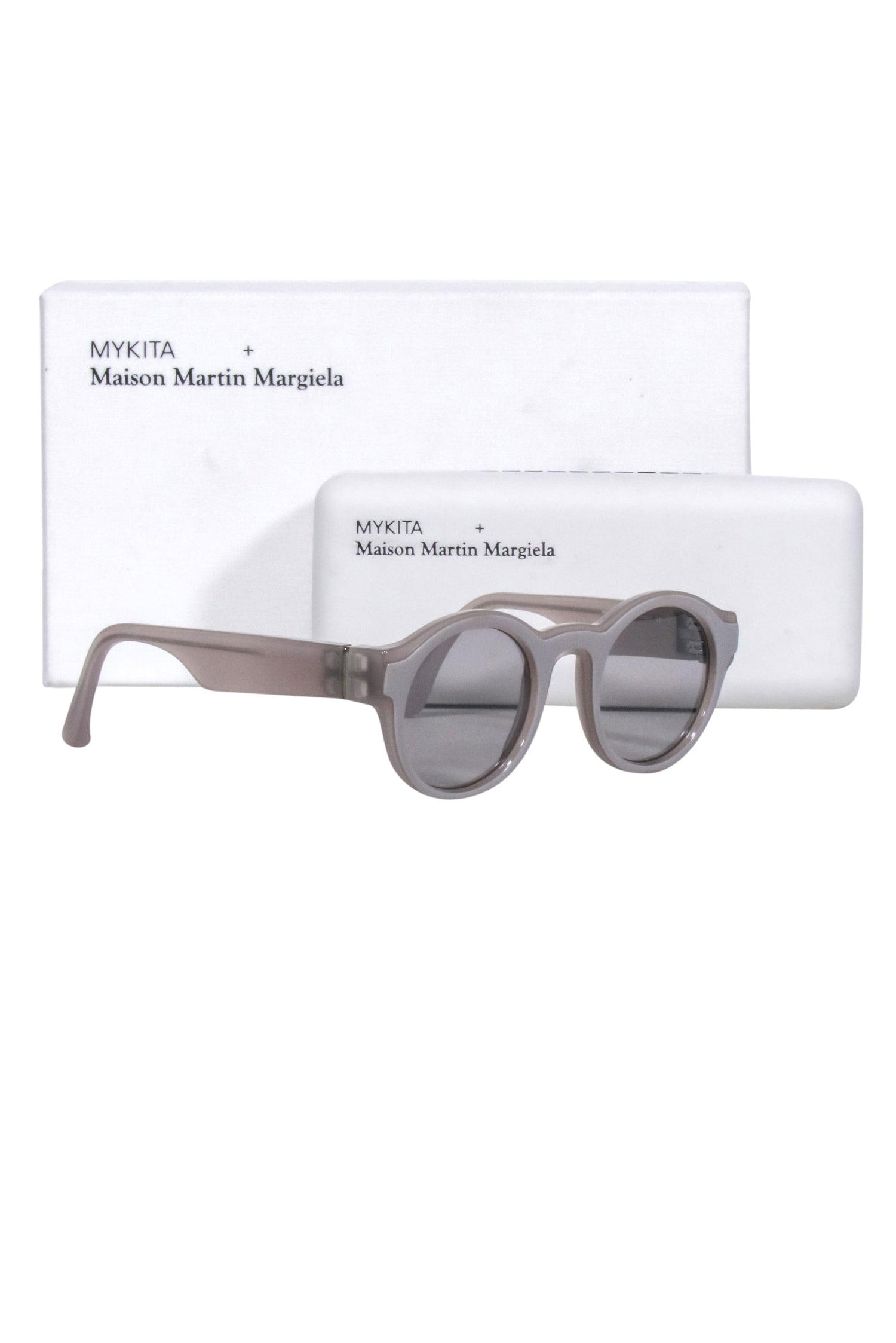 Mykita x Maison Martin Margiela - Stylish Grey Round Sunglasses