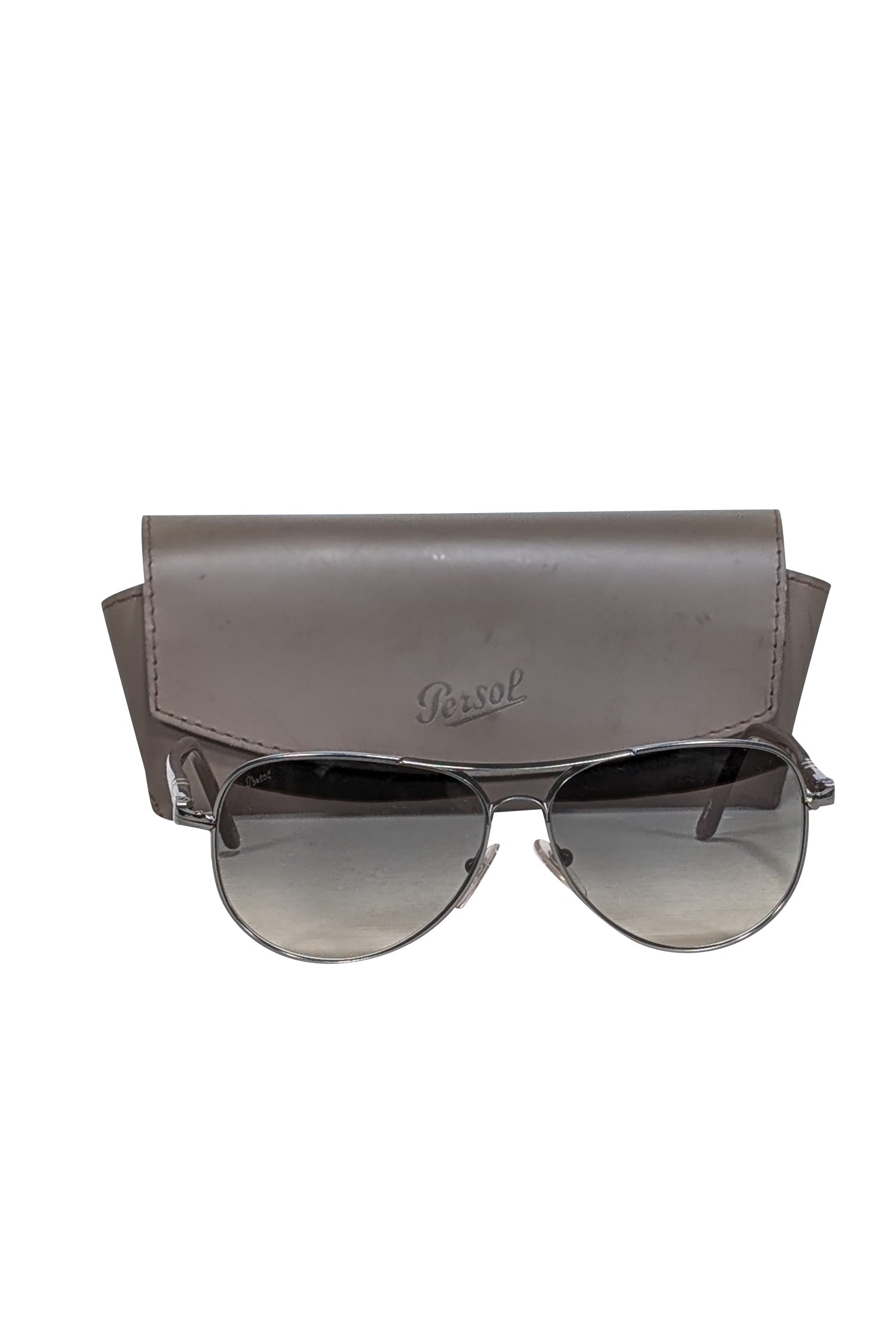 Persol Grey Gunmetal Aviator Sunglasses: Style Meets Protection