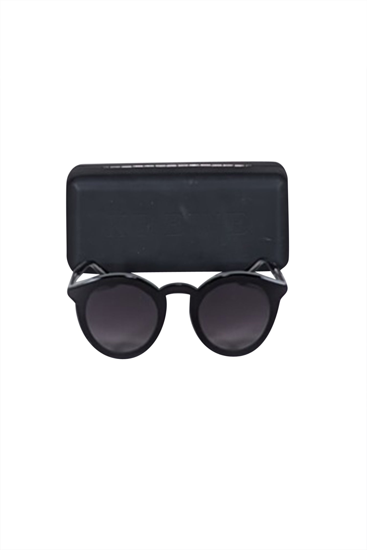 Krewe - Stylish Black Rounded Collins Sunglasses