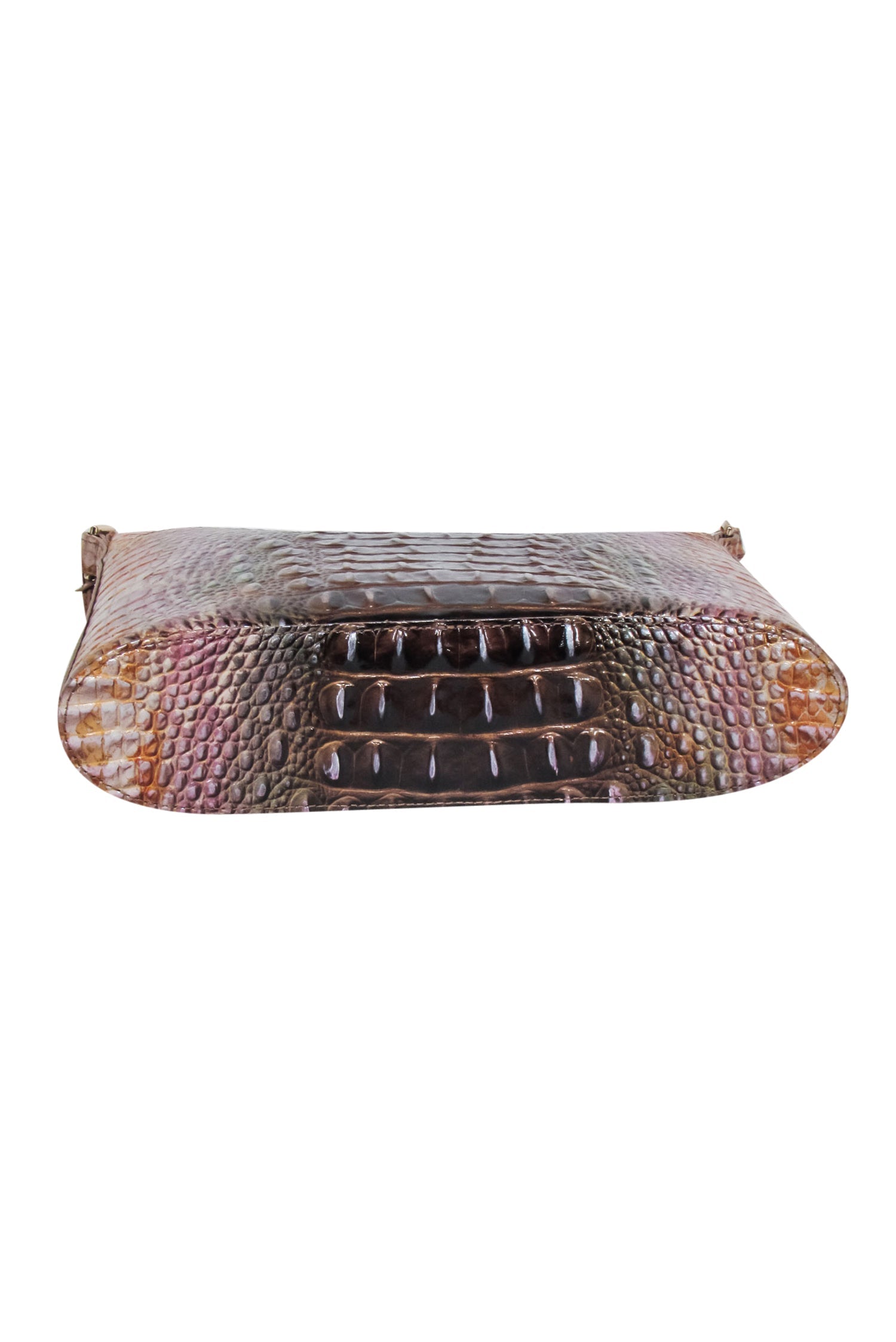 Brahmin Gold Multi Ombre Croc-Embossed Leather Crossbody: A Fashion Statement