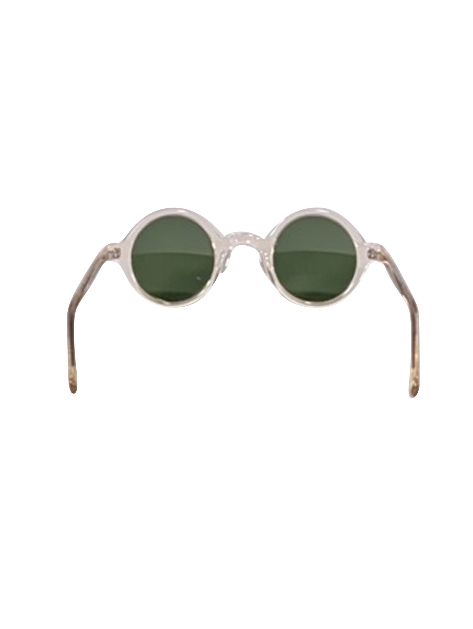 Moscot Zolman Light Yellow Transparent Round Sunglasses - Stand Out in Style!