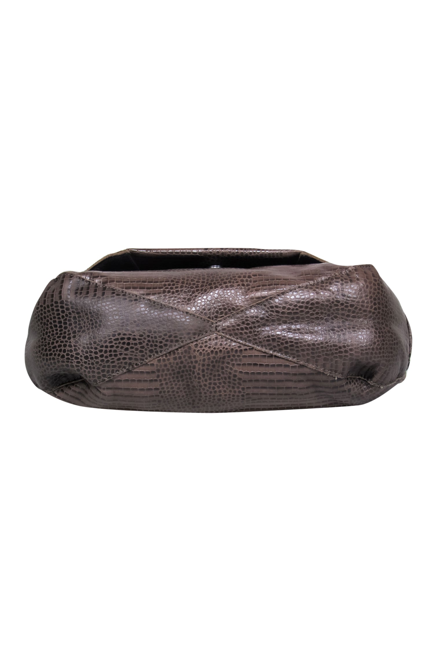 Liebeskind - Chic Grey Leather Shoulder Bag with Adjustable Strap and Boho Flair