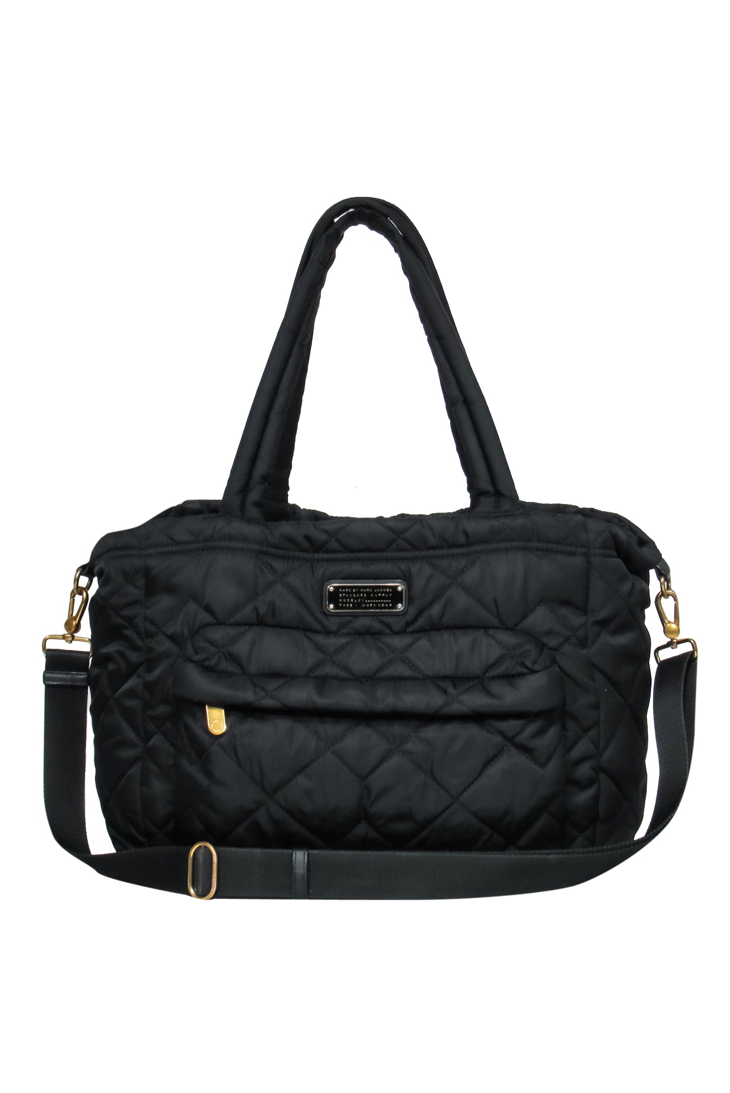 Marc by Marc Jacobs - Stunning Large Black Quilted Tote with Convertible Shoulder Strap