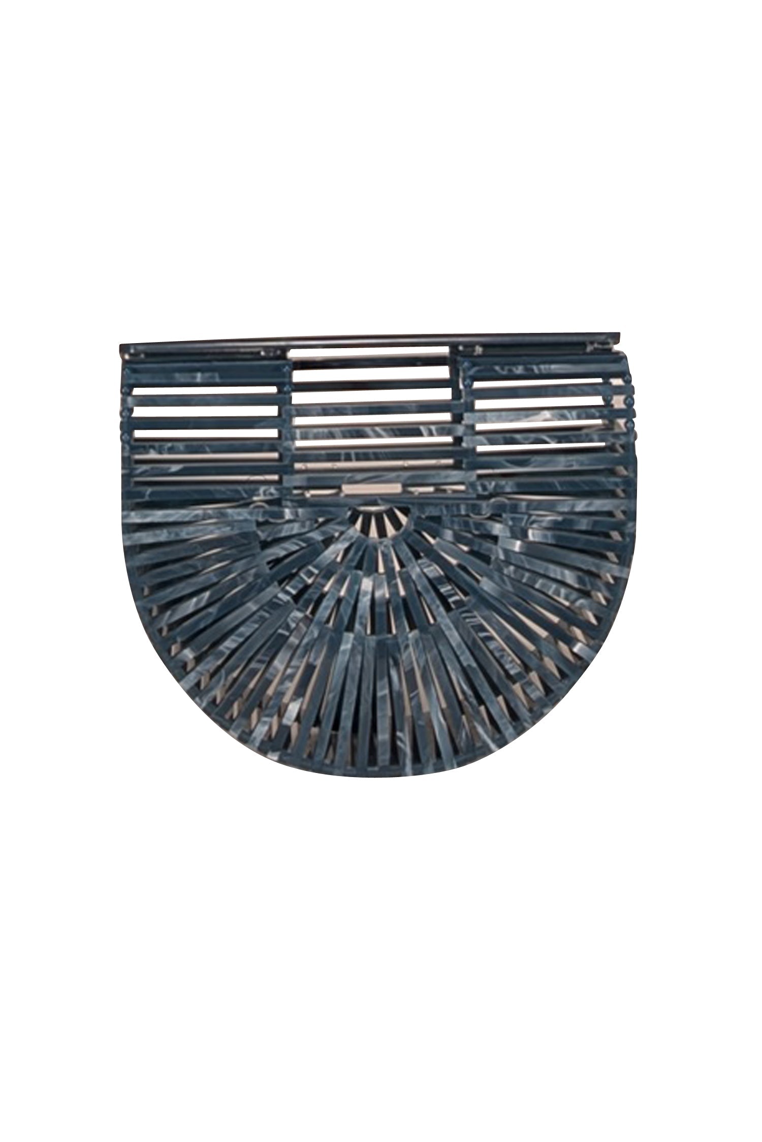Cult Gaia - Stunning Blue Marbled Acrylic Ark Mini Bag