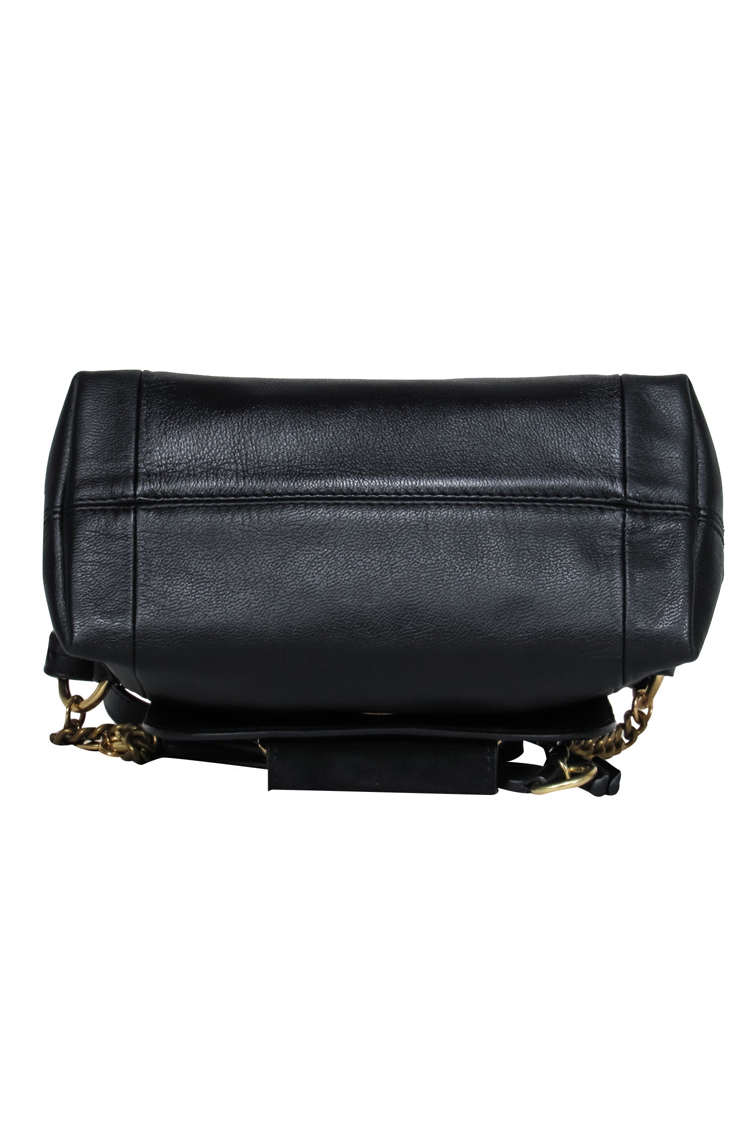 See by Chloe - Exquisite Black Leather & Suede Crossbody Bag with Chain Handle