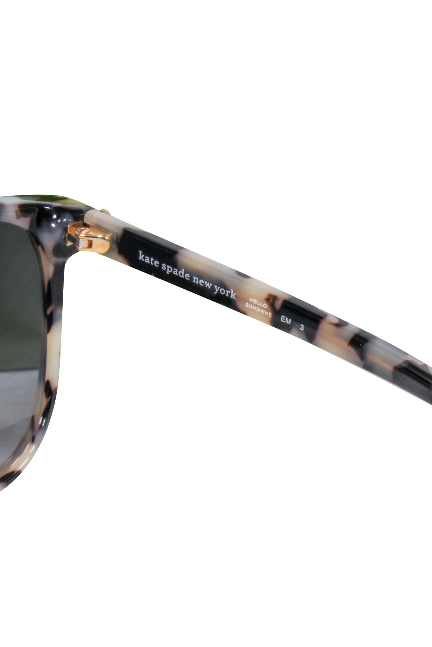 Kate Spade Beige & Black Tortoise Sunglasses - A Timeless Fashion Must-Have