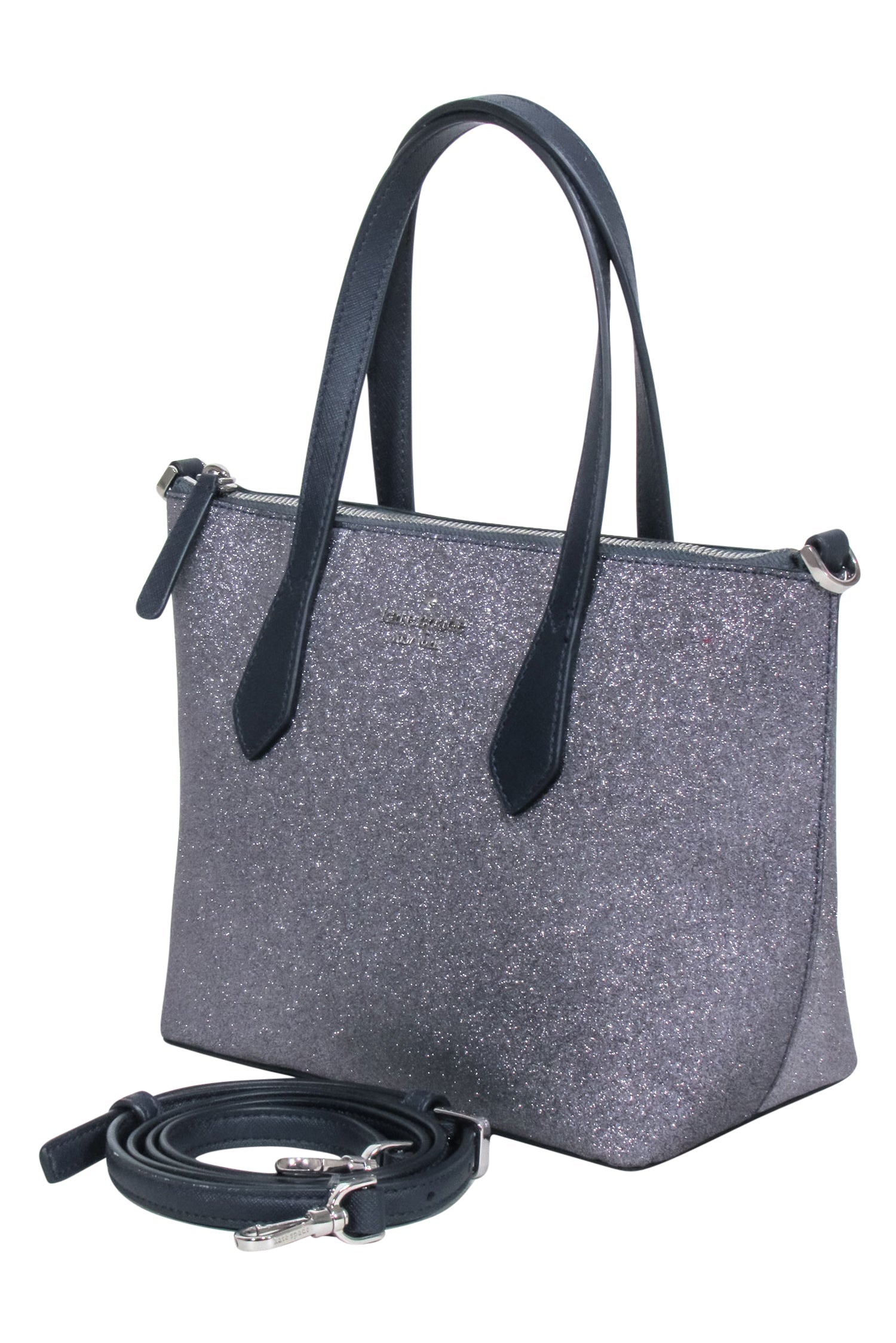 Kate Spade - Sparkling Dusk Navy Joeley Glitter Satchel