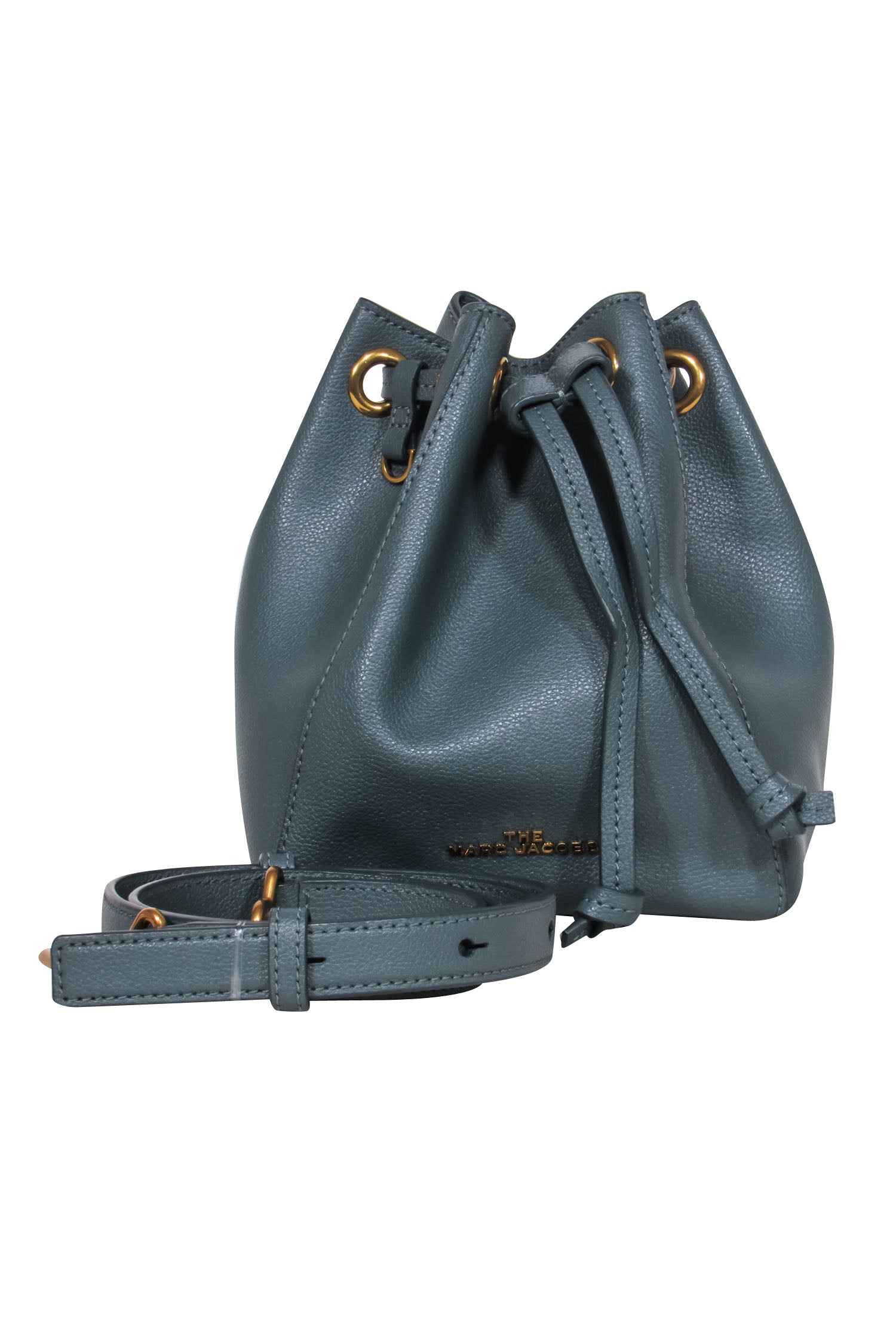 Marc Jacobs Teal Leather Mini Crossbody Buck Bag - Your Summer Essential