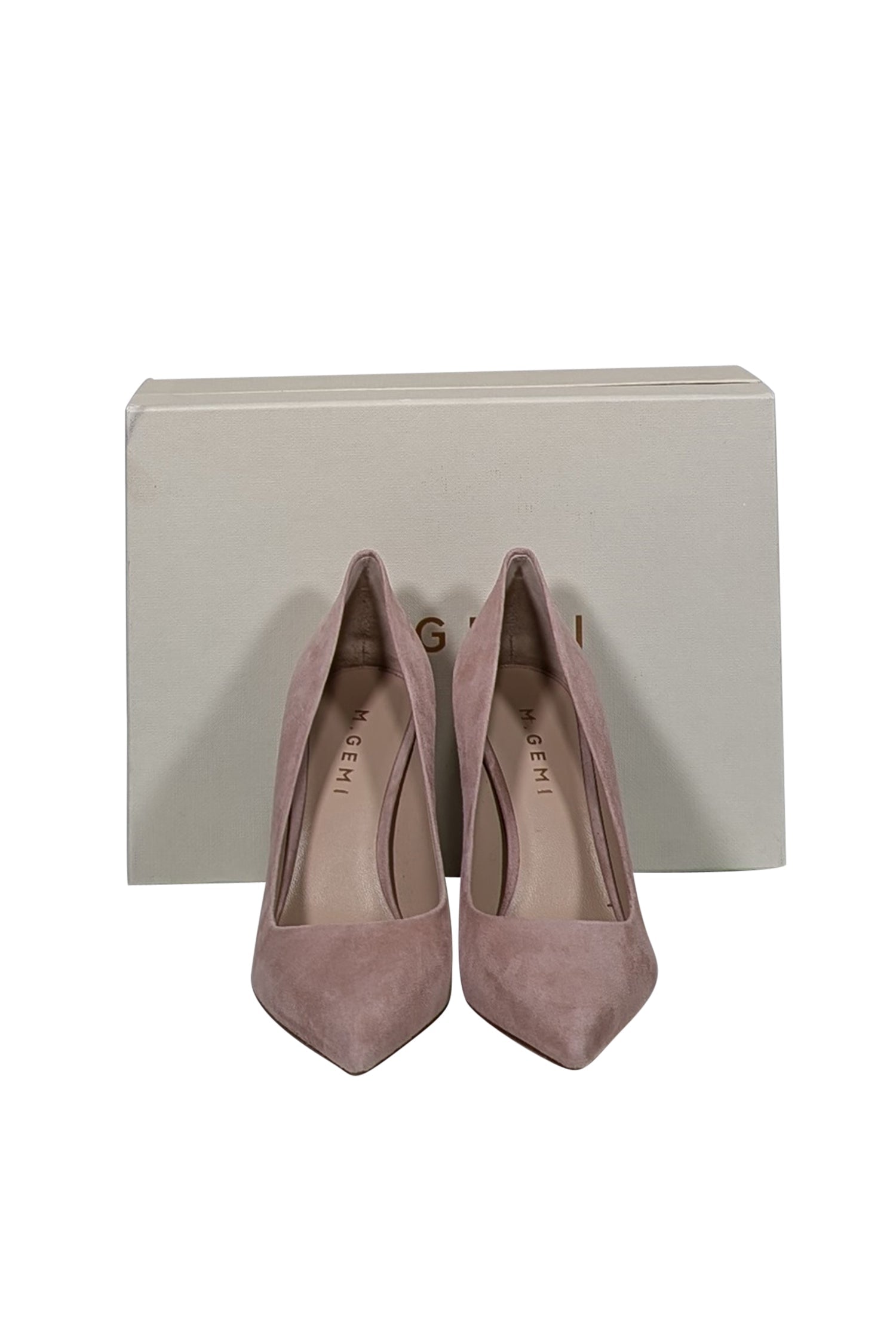 M. Gemi Pink Suede Pointed Toe Pumps - Size 7.5: A Pop of Spring Elegance!