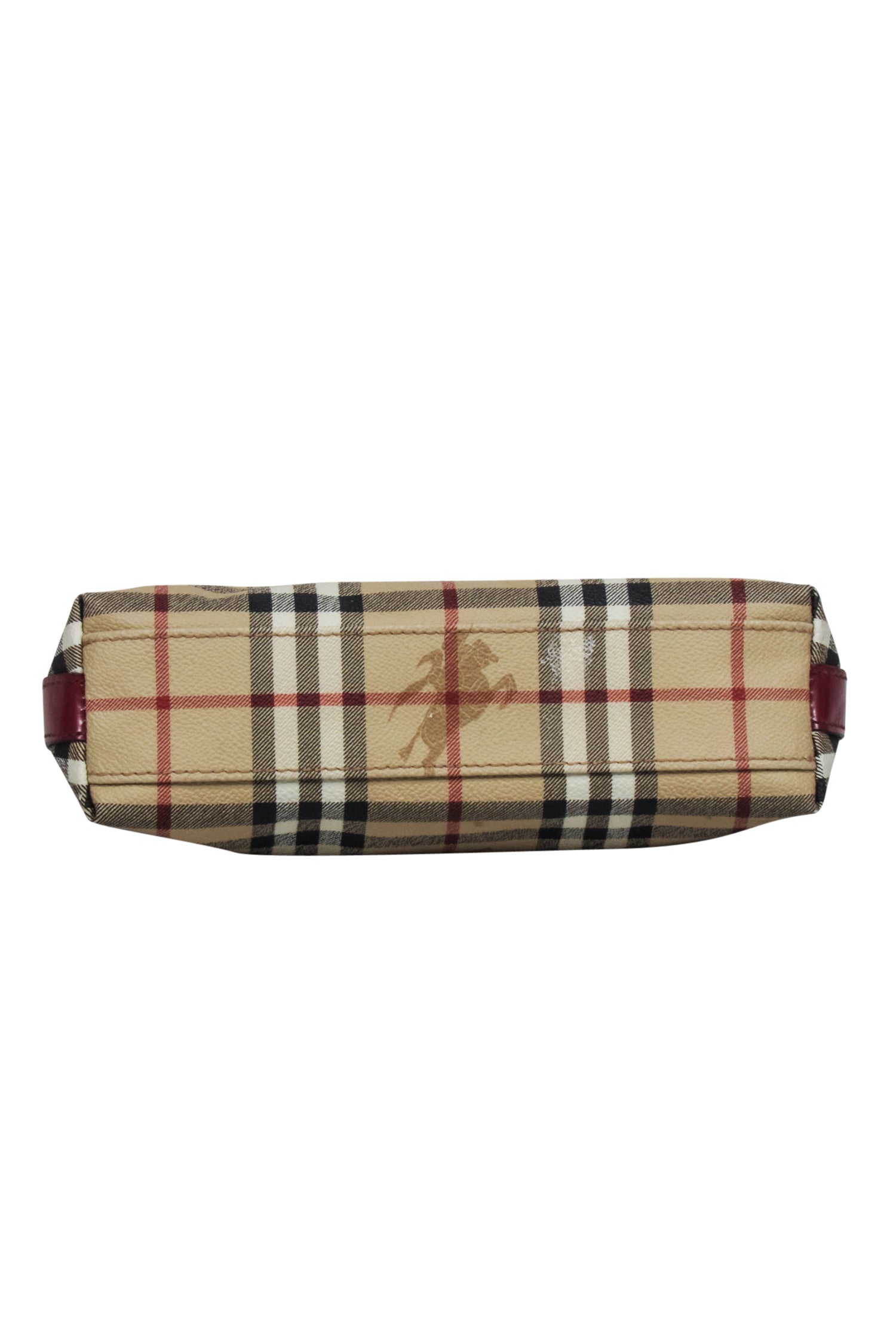 Burberry Beige Signature Plaid Haymarket Mini Bag - A Timeless Y2K Icon