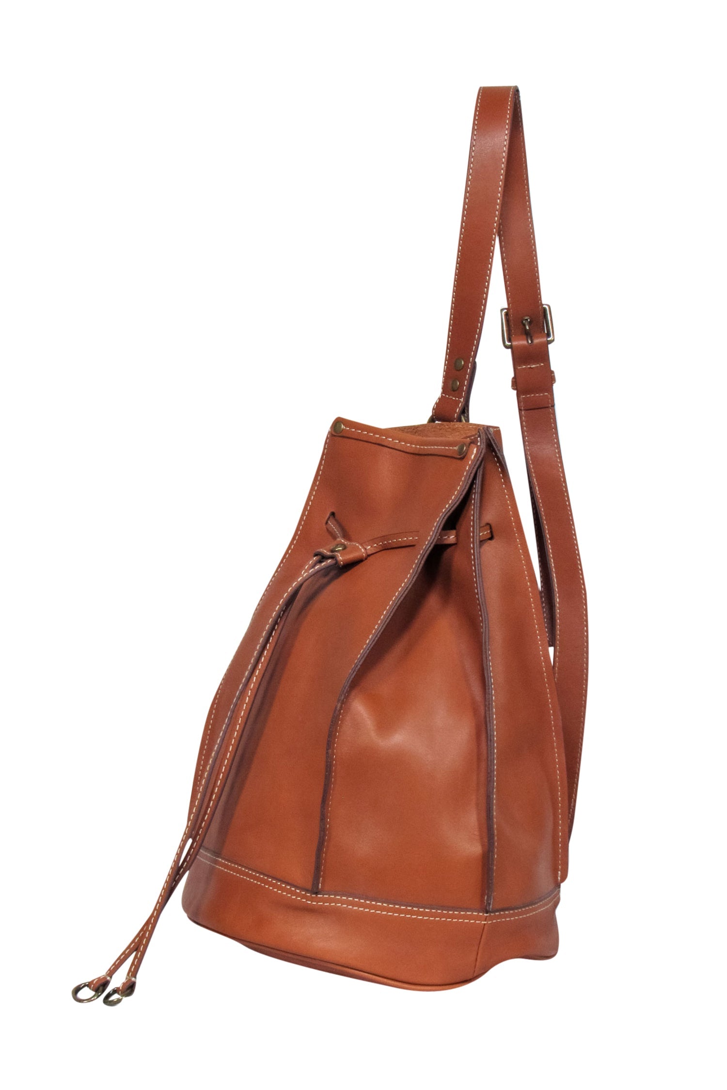 HOBO - Stunning Tan Leather Bucket Bag