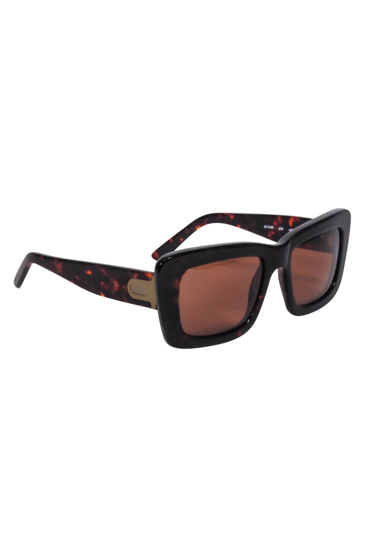Chloe - Stunning Brown Tortoise Large Square Sunglasses