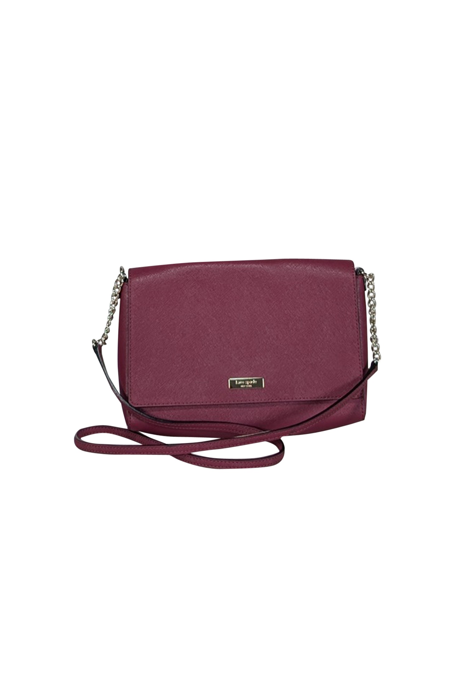 Kate Spade Maroon Saffiano Leather - The Ultimate Crossbody Bag for Trendy Girls