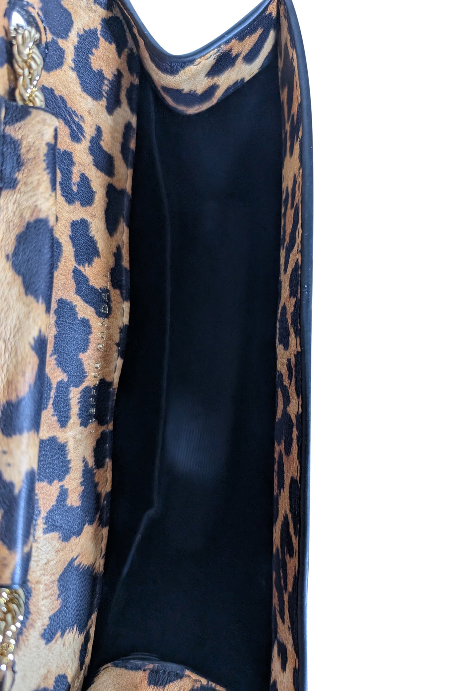 Loeffler Randall - Exquisite Tan & Black Leopard Print Crossbody Bag