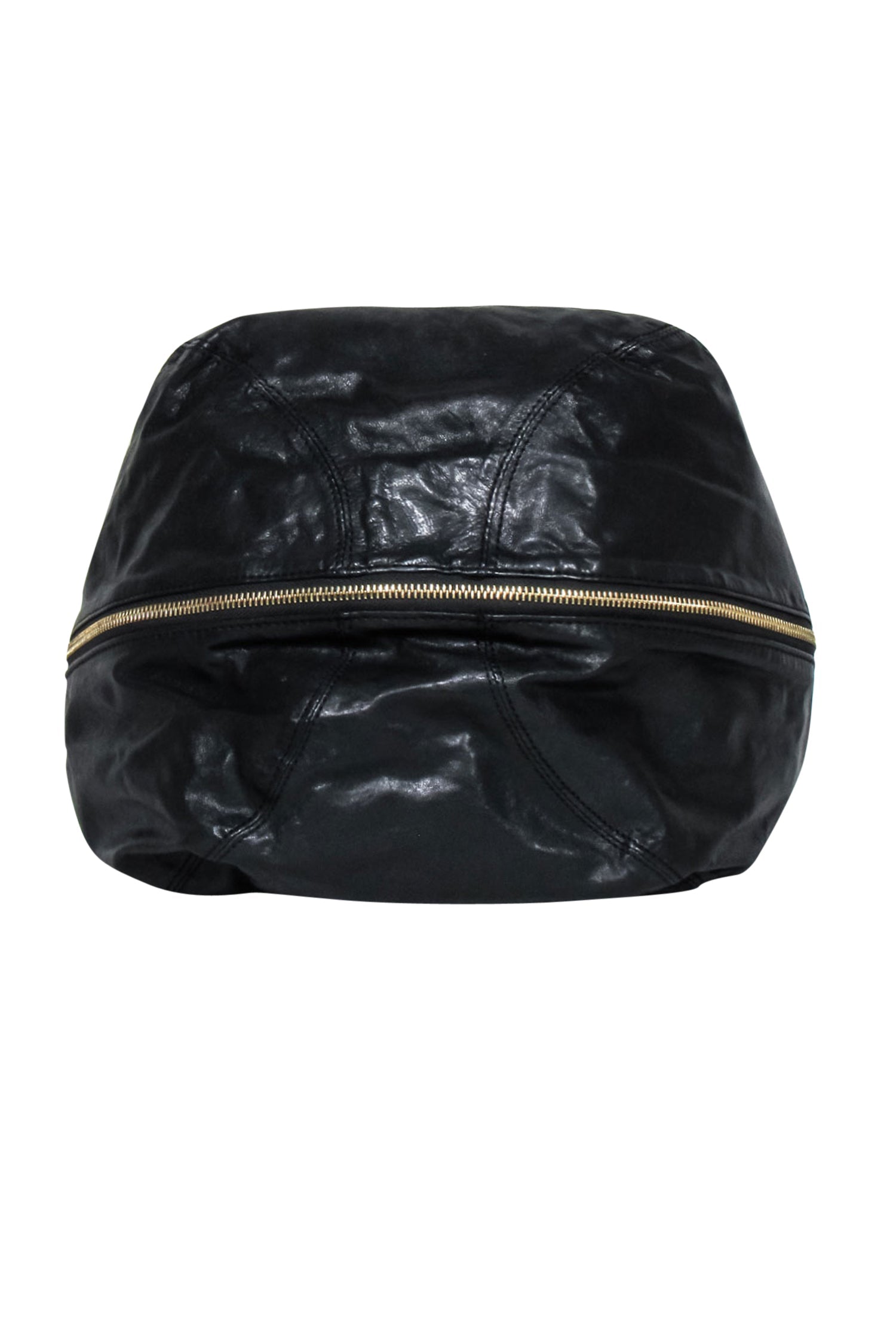 Halston Heritage Black Leather Slouchy Shoulder Bag - A Chic Bohemian Essential