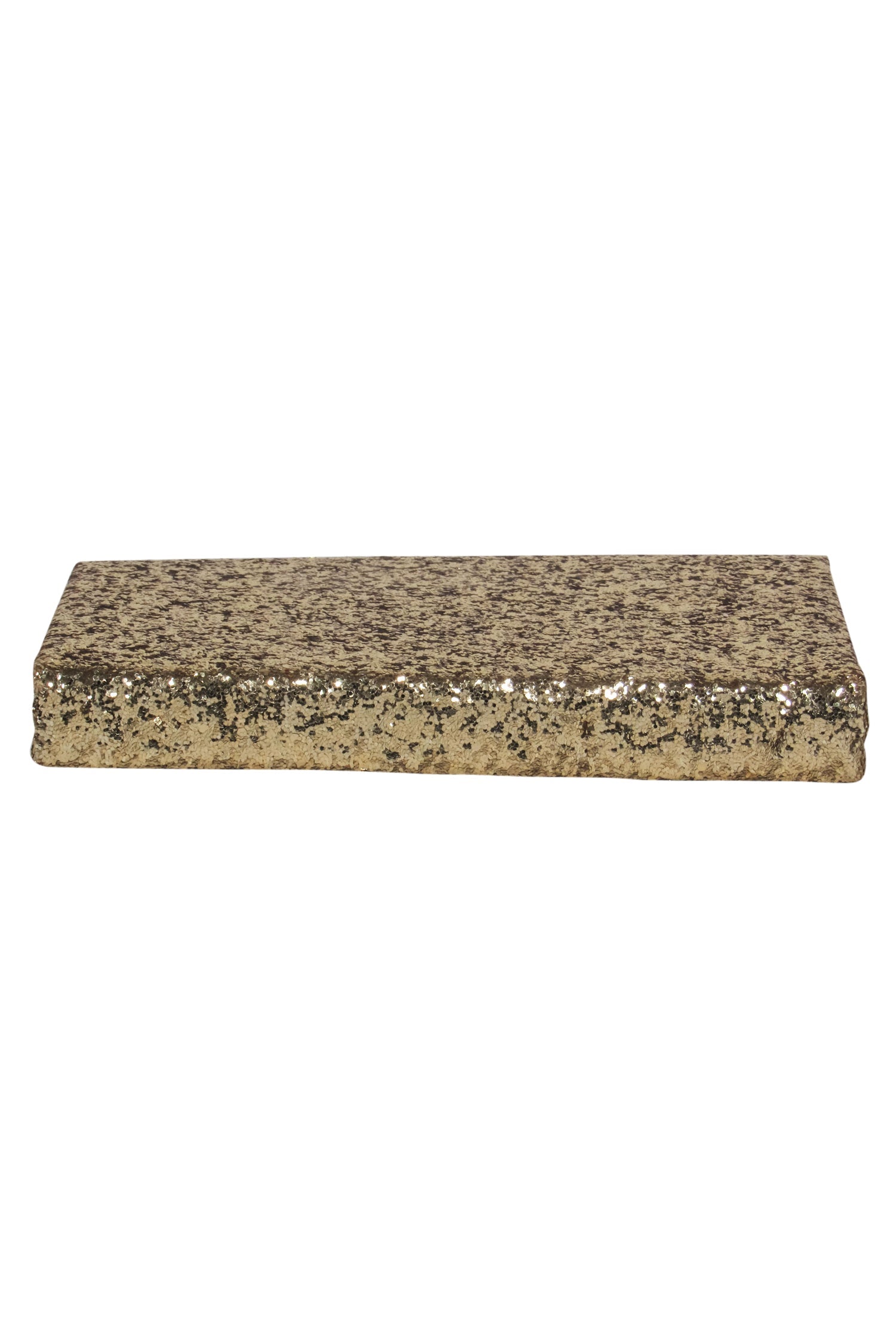 Kate Spade Gold Glitter Magic Convertible Box Clutch