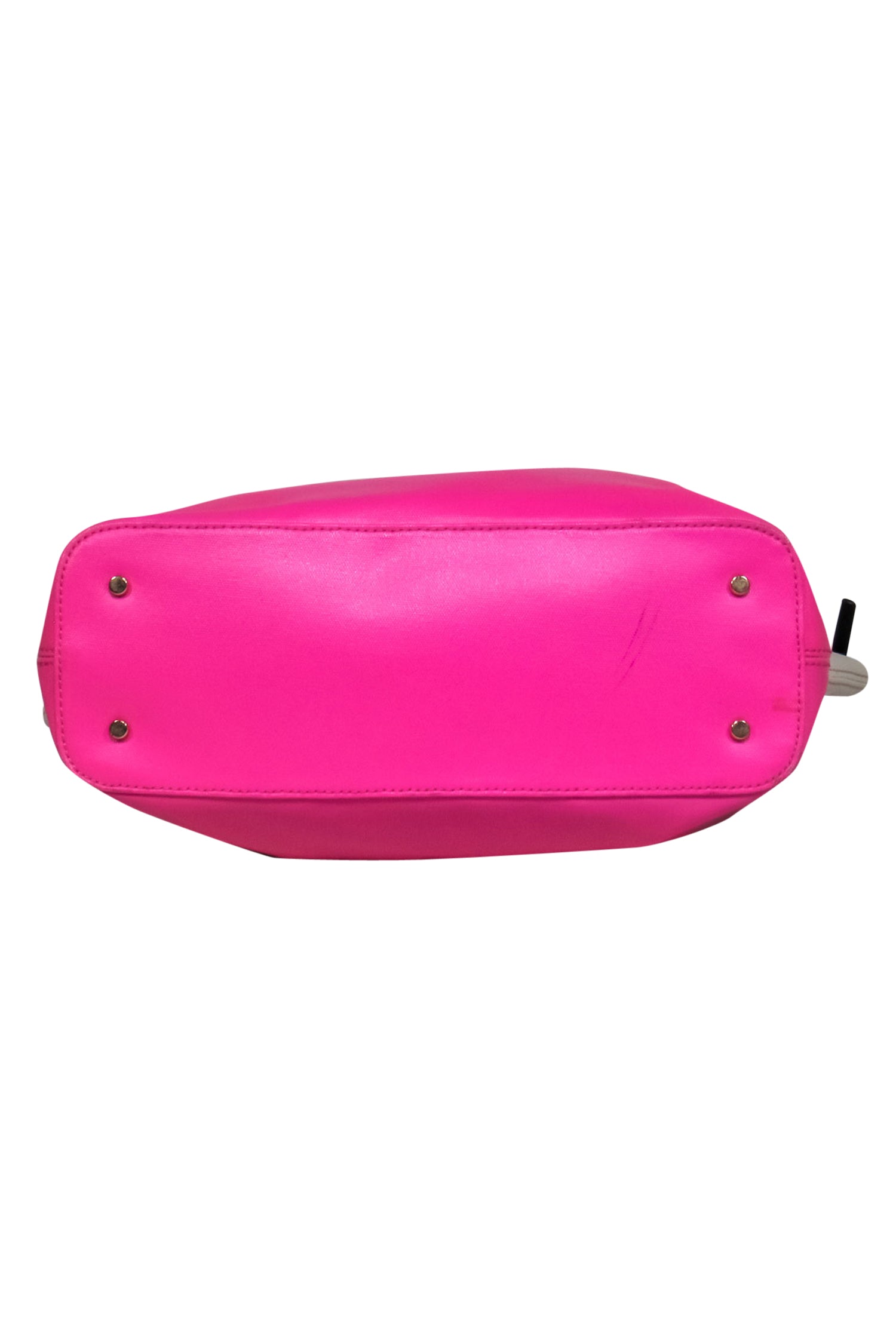 Kate Spade - Beige & Hot Pink 'Is This Seat Taken?' Graphic Tote Bag