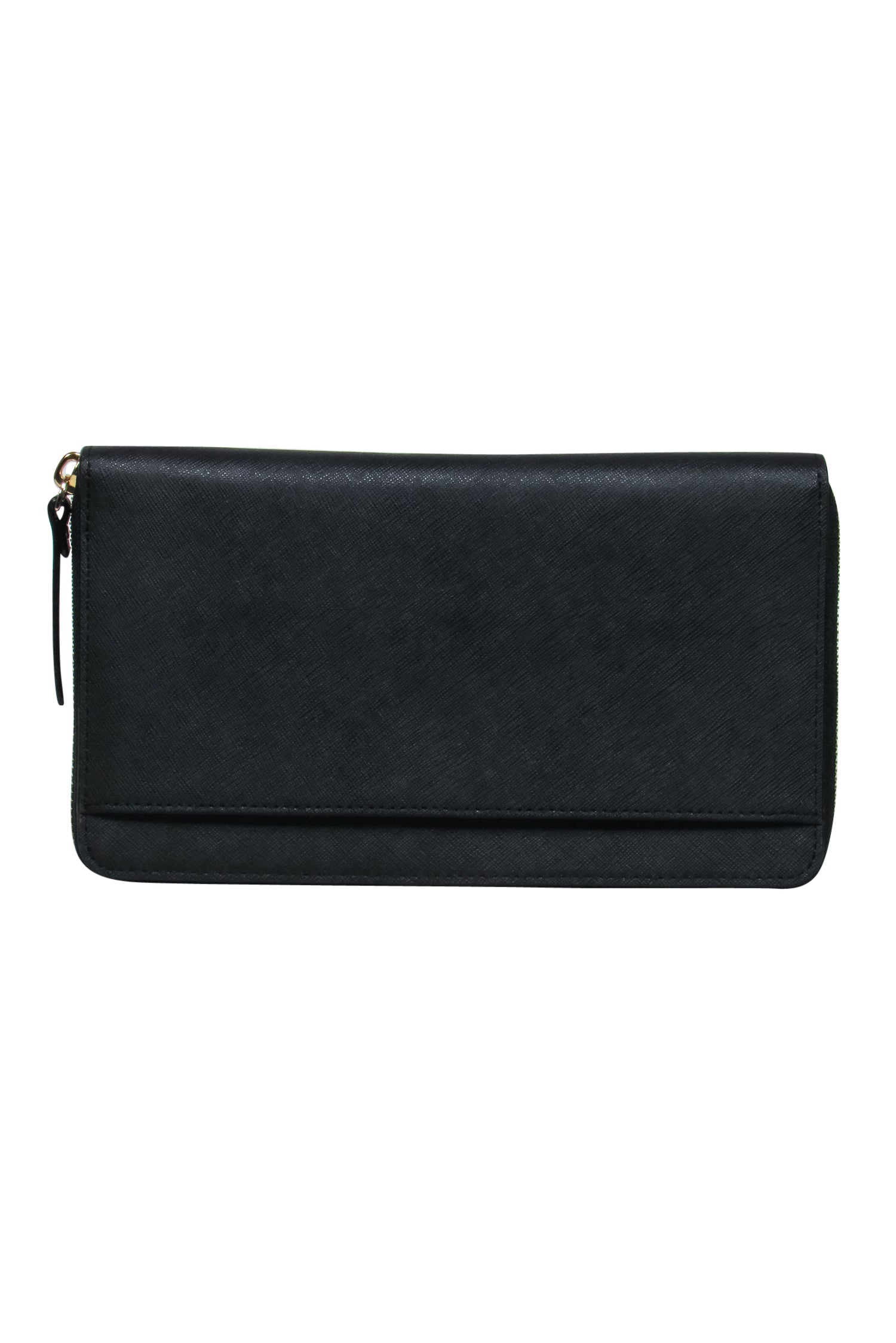 Kate Spade Luxury Black Leather Zip Wallet