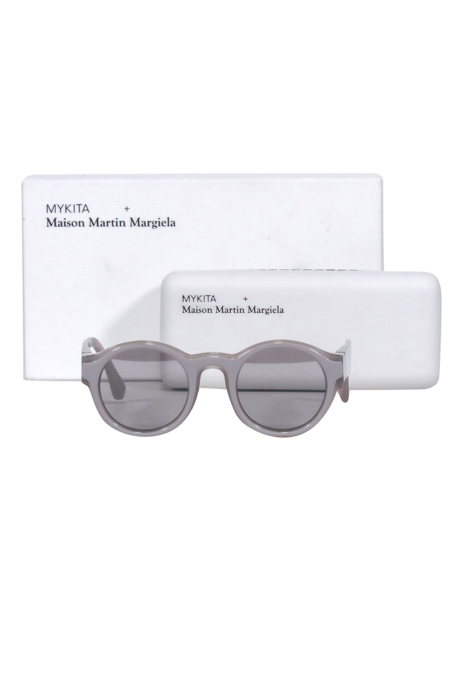 Mykita x Maison Martin Margiela - Stylish Grey Round Sunglasses