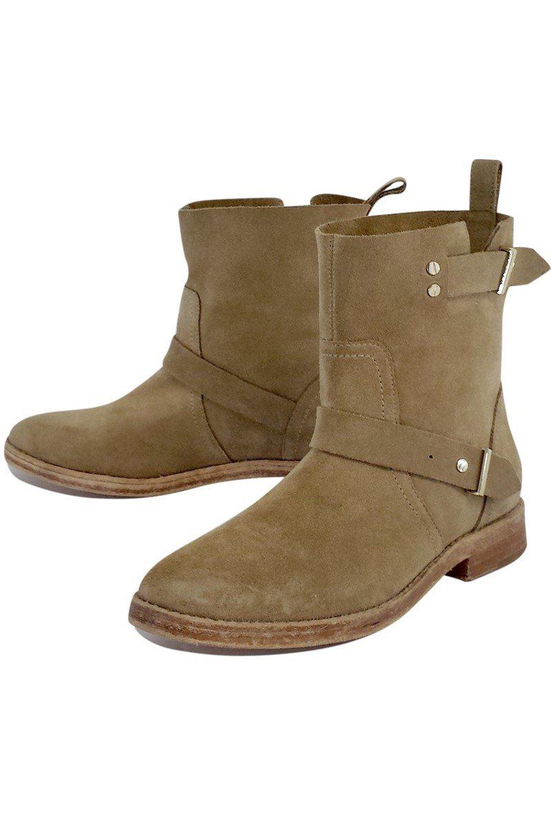 Joie Tan Suede Hoxton Ankle Boots - Size 5.5 - Must-Have Fashion!