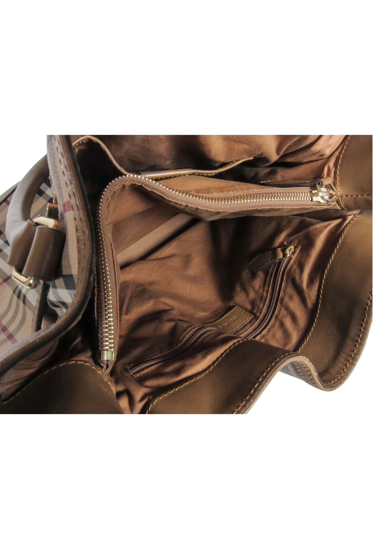 Burberry - Beige Signature Plaid Large Bucket Bag: A Style Icon