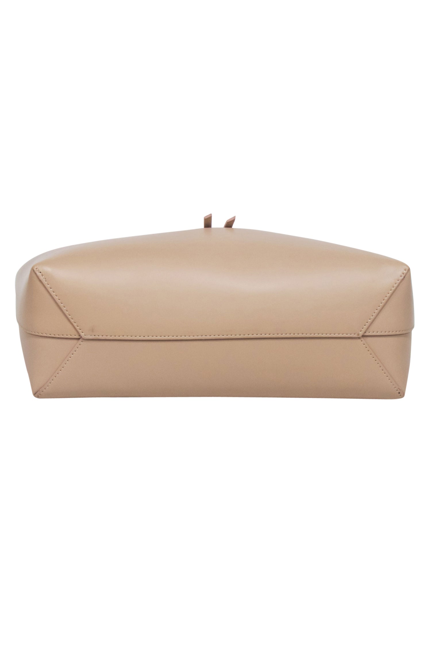 Armadio Augusta Beige Leather Satchel - The Perfect Work Companion