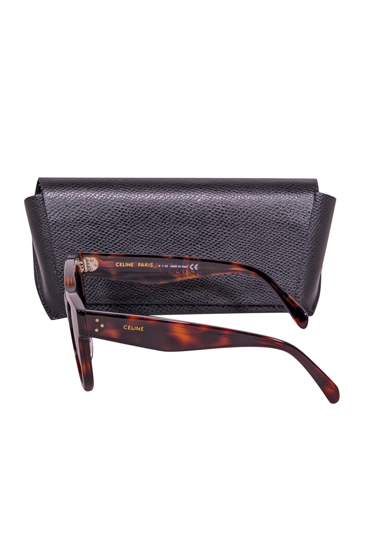 Celine's Stunning Brown Tortoise Rounded Sunglasses