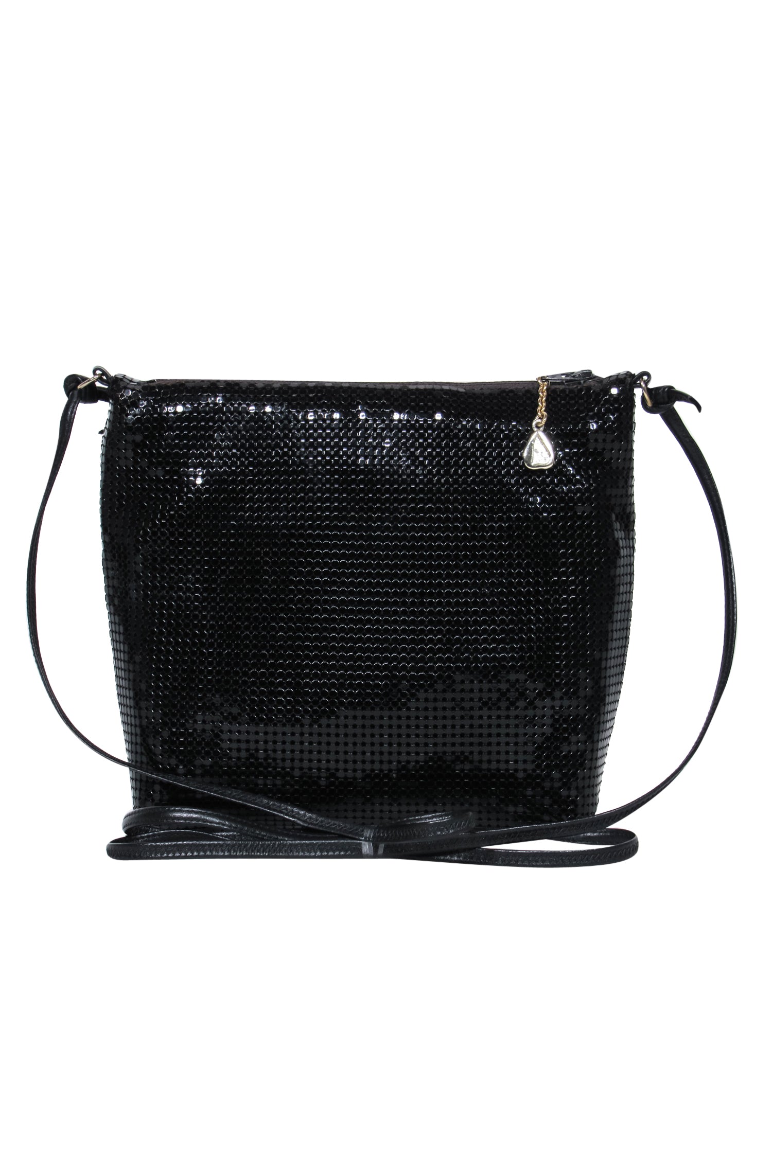 Whiting & Davis - Sparkling Black Sequin Crossbody Bag